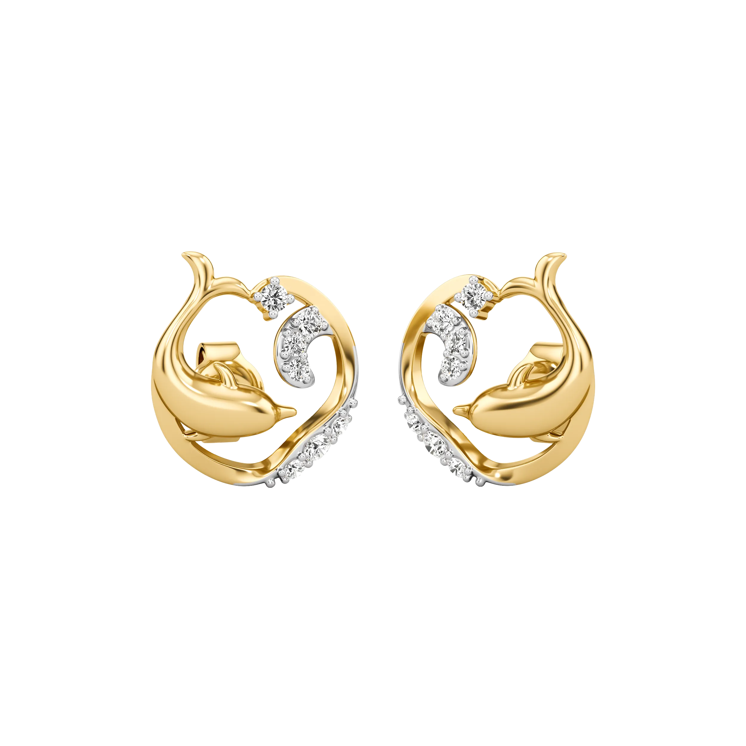 Wavecrest Dolphin Earrings 0