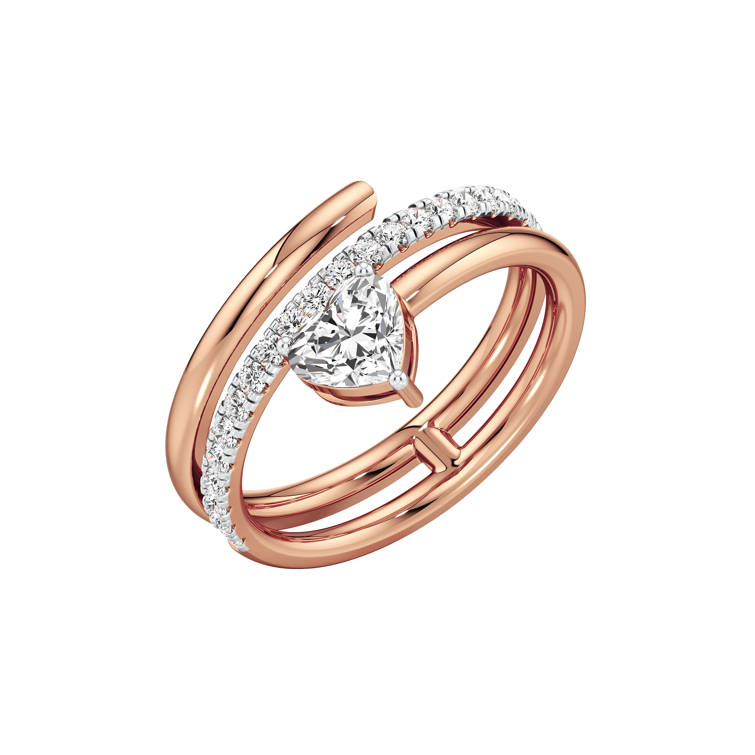 Heartfelt Majesty Solitaire Ring 11