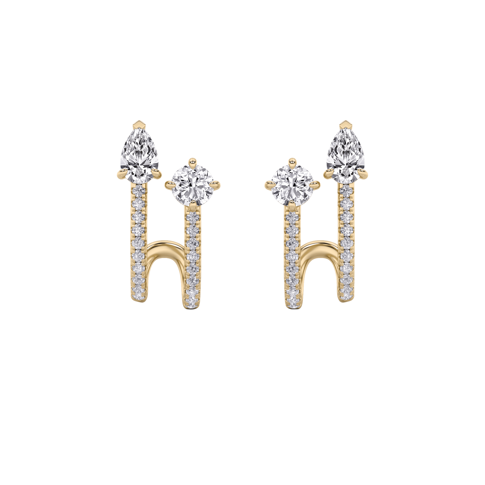 Double Delight Hoop Earrings 1