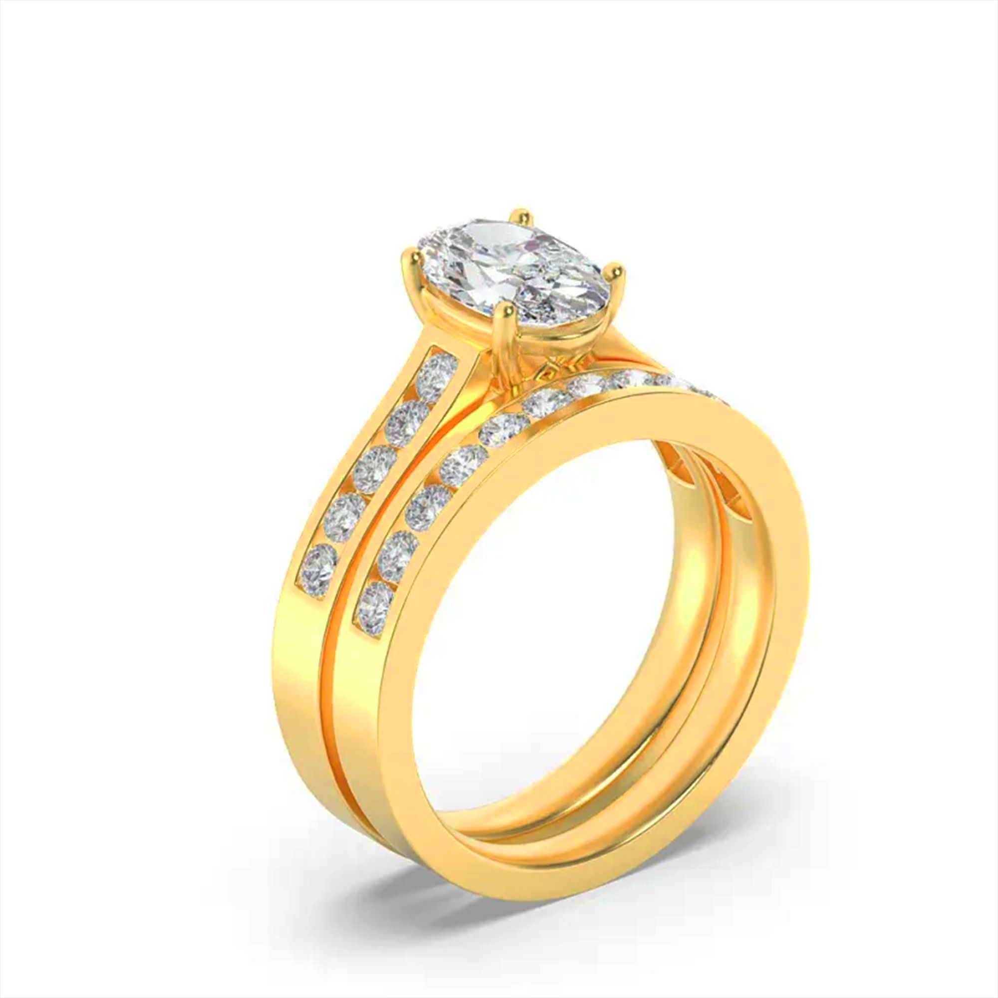 Celestial Union Bridal Ring Set 2