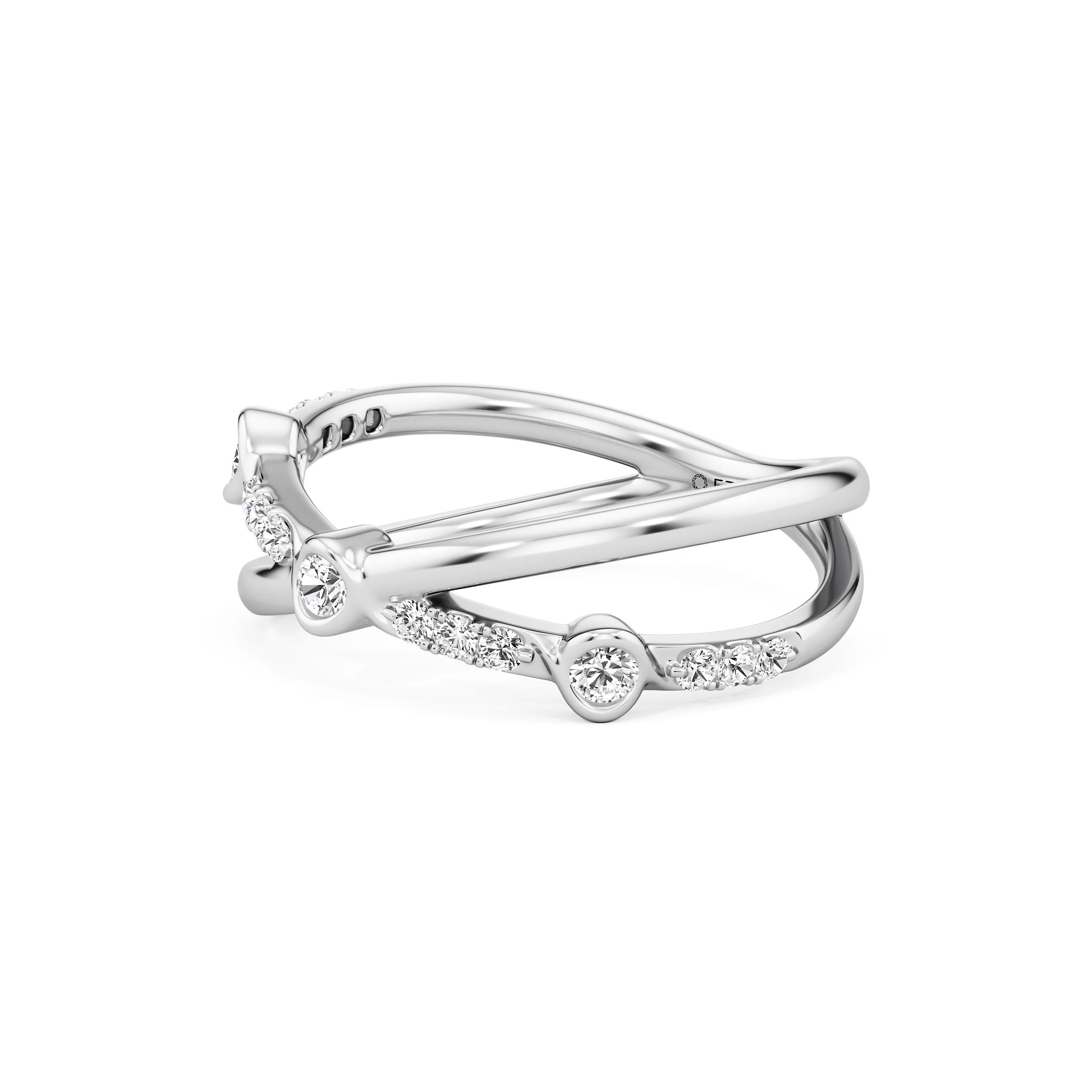 Twine Gleam Diamond Ring 10