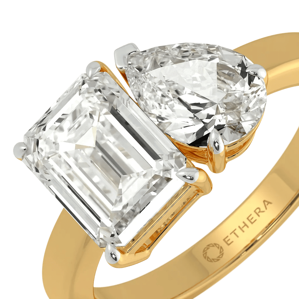 Double Embrace Toi et Moi Ring 3