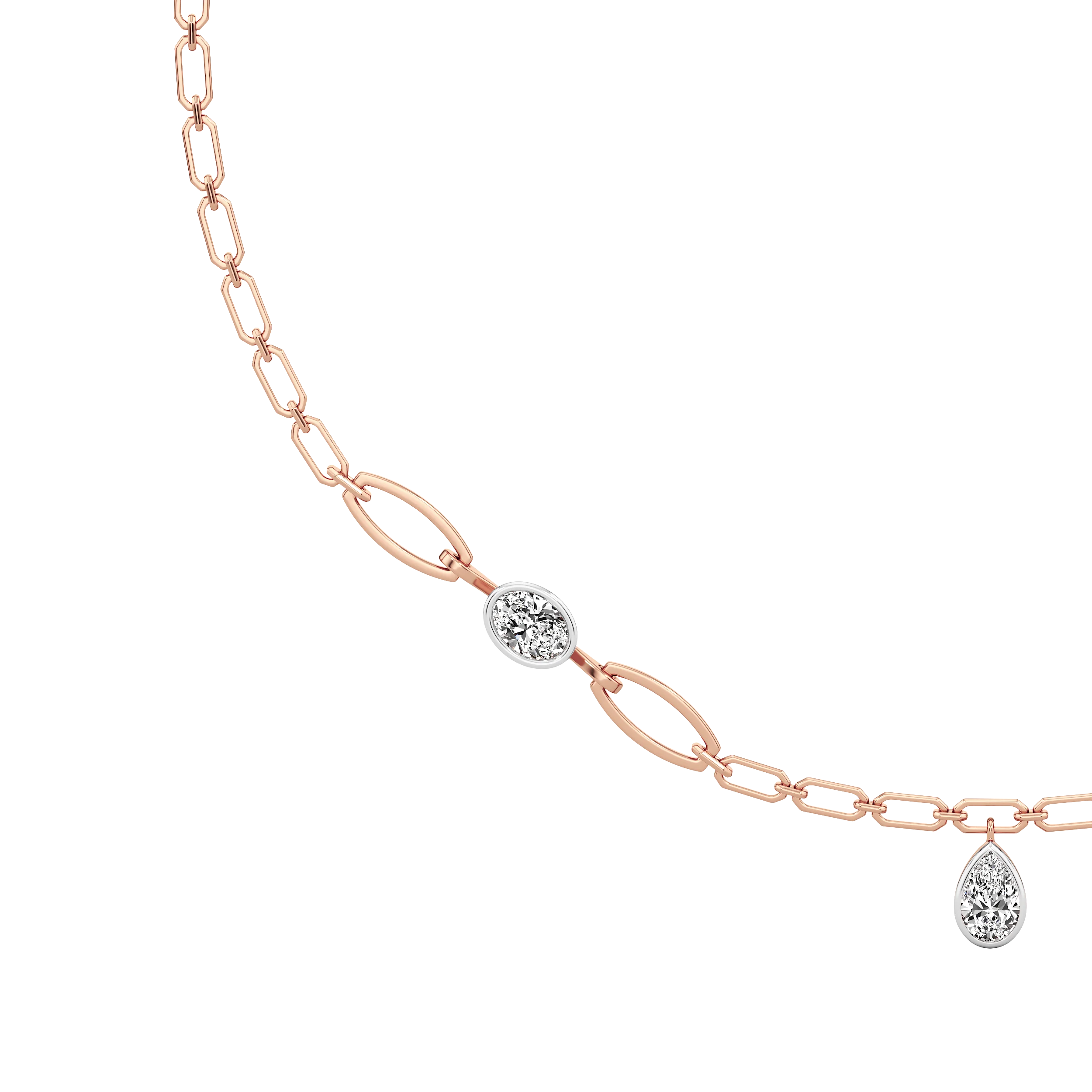 Lustre Loop Diamond Necklace 11