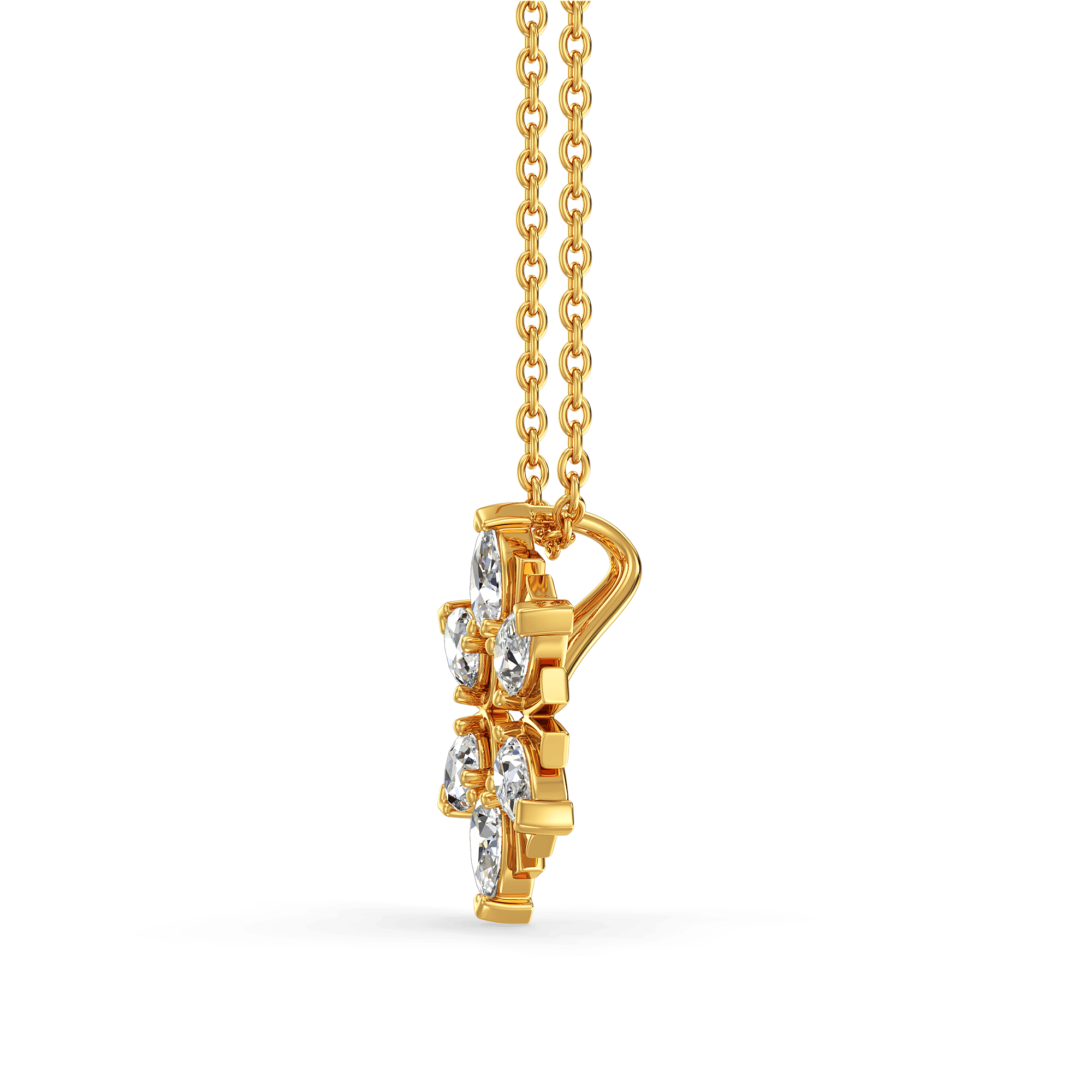 Sapphire Blossom Matrix Pendant 3