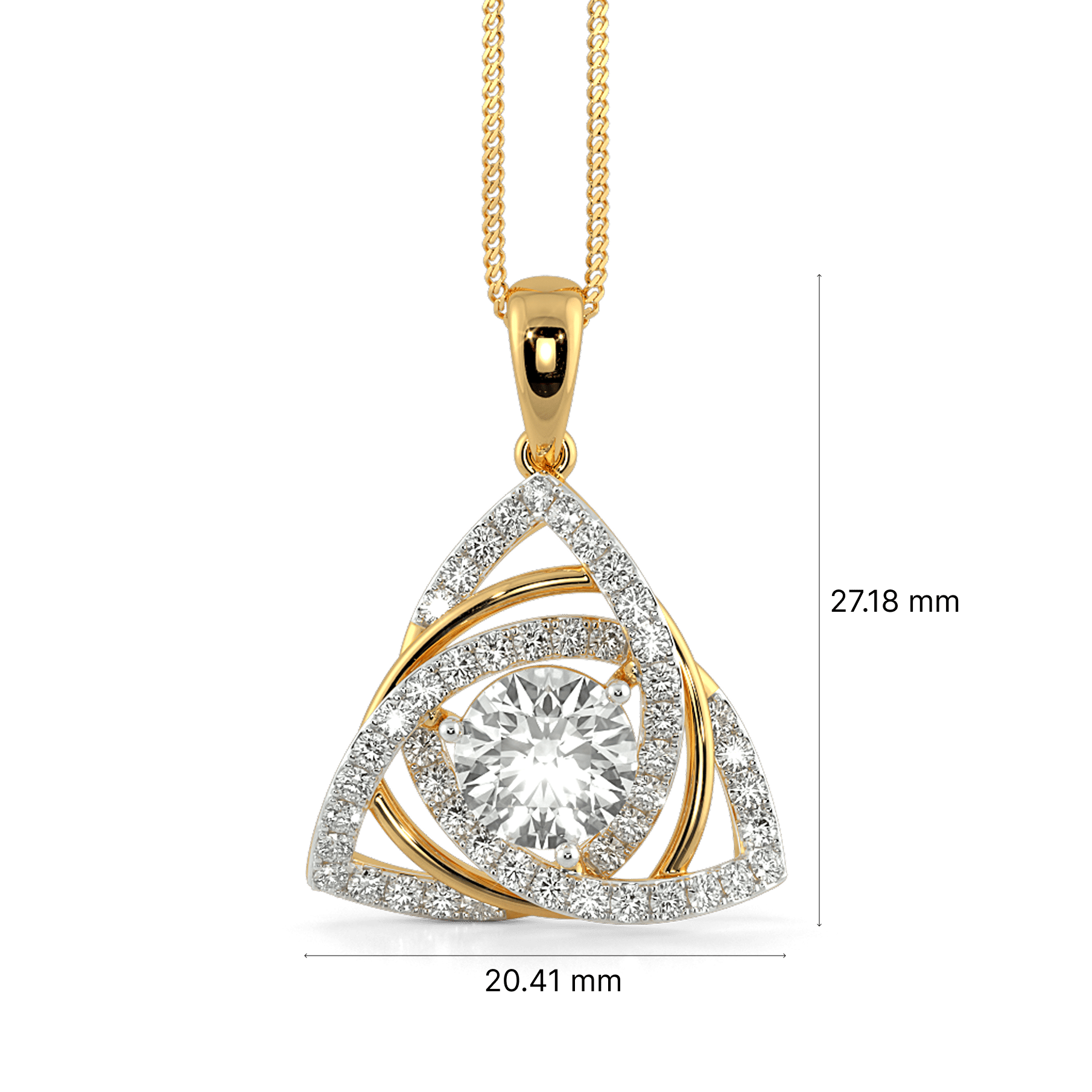 Orbitra Pendant with Chain 4