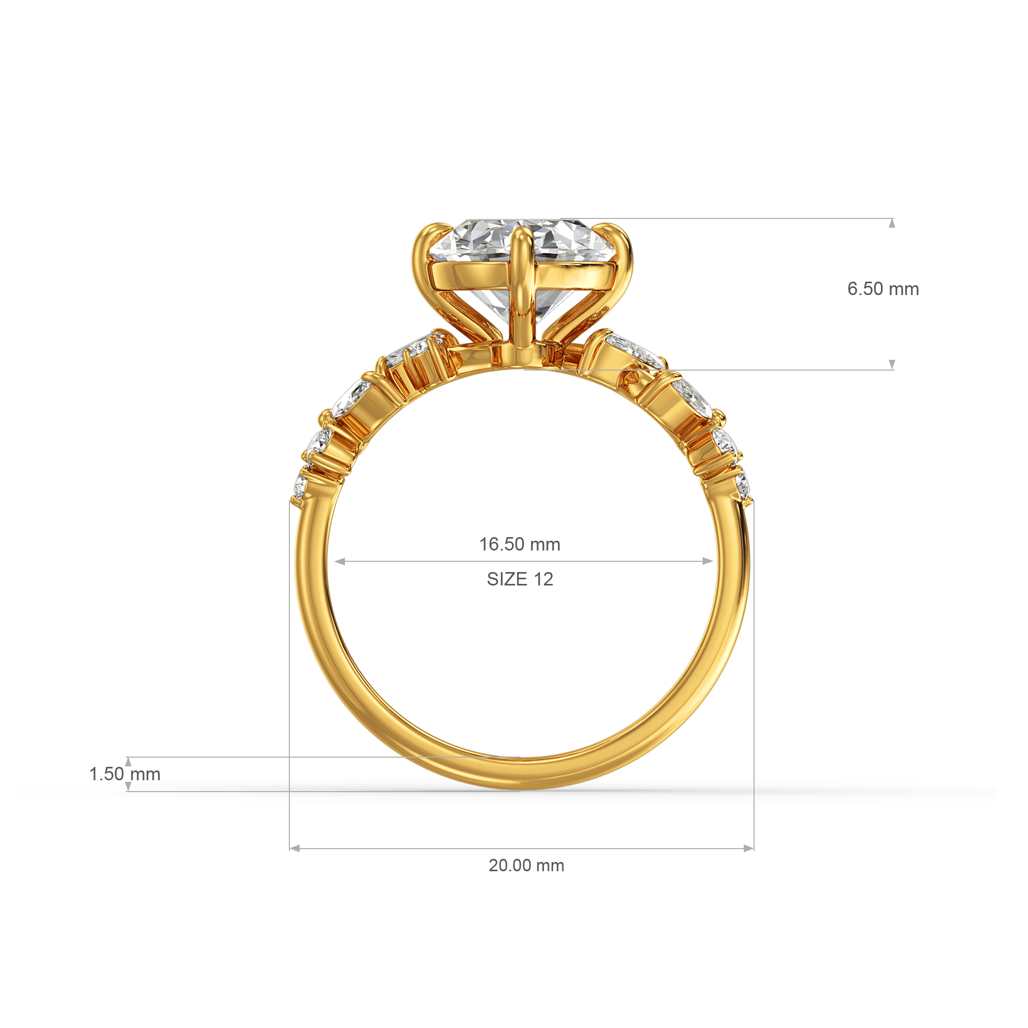 Celestial Bloom Ring - Comfort Fit 4