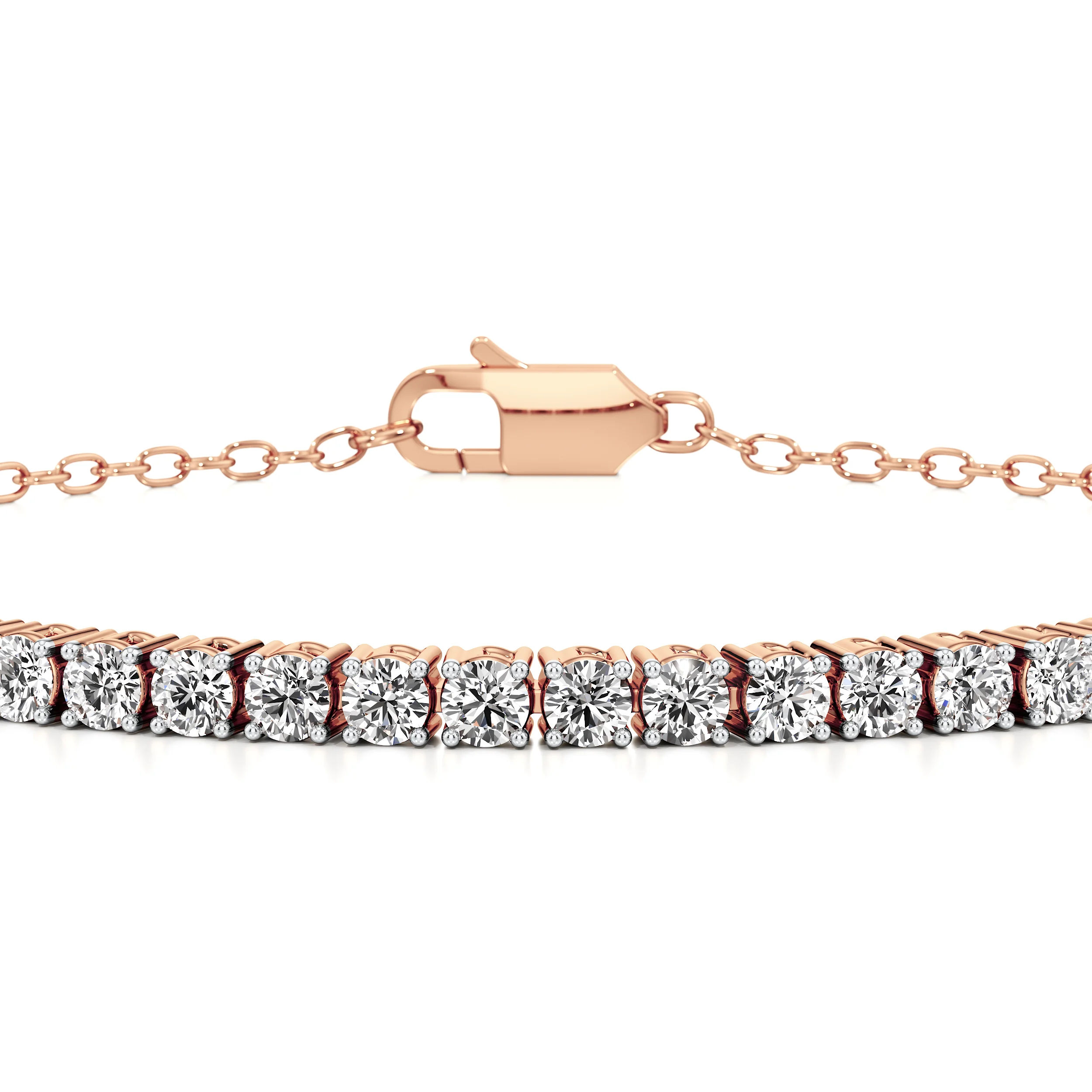 Lustre Line Tennis Bracelet 8