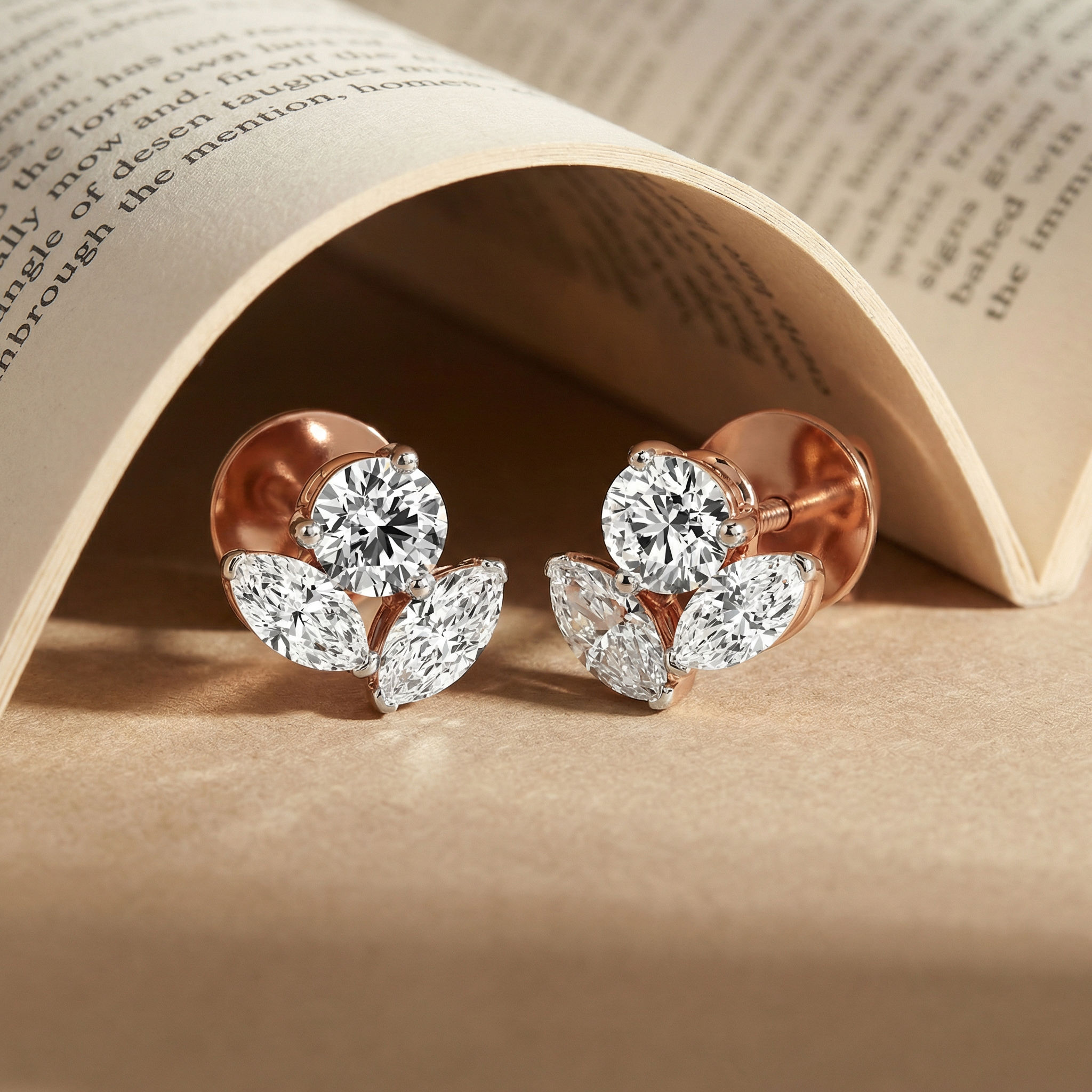 Flora Glint Stud Earrings 2