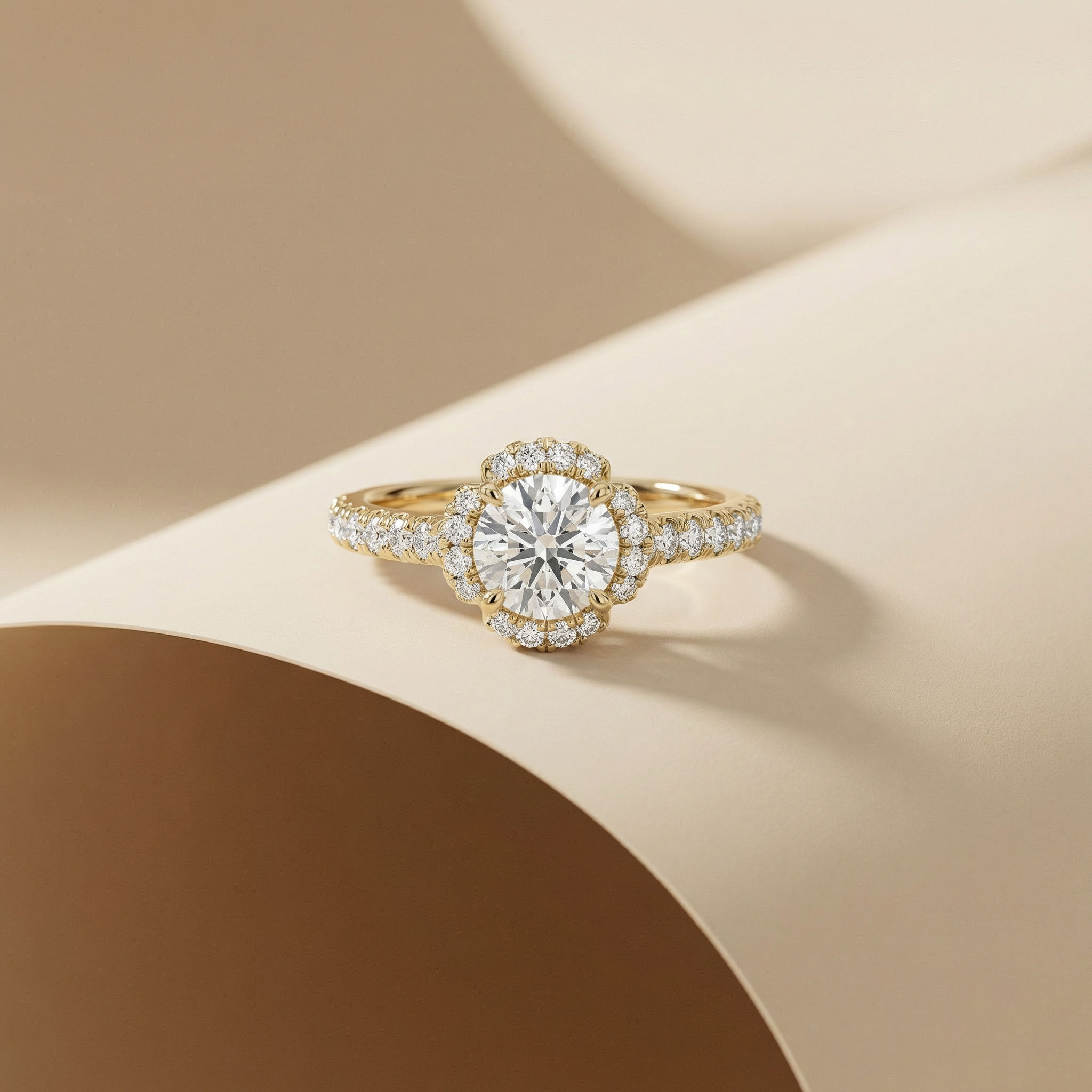 Secret Garden Solitaire Ring 2