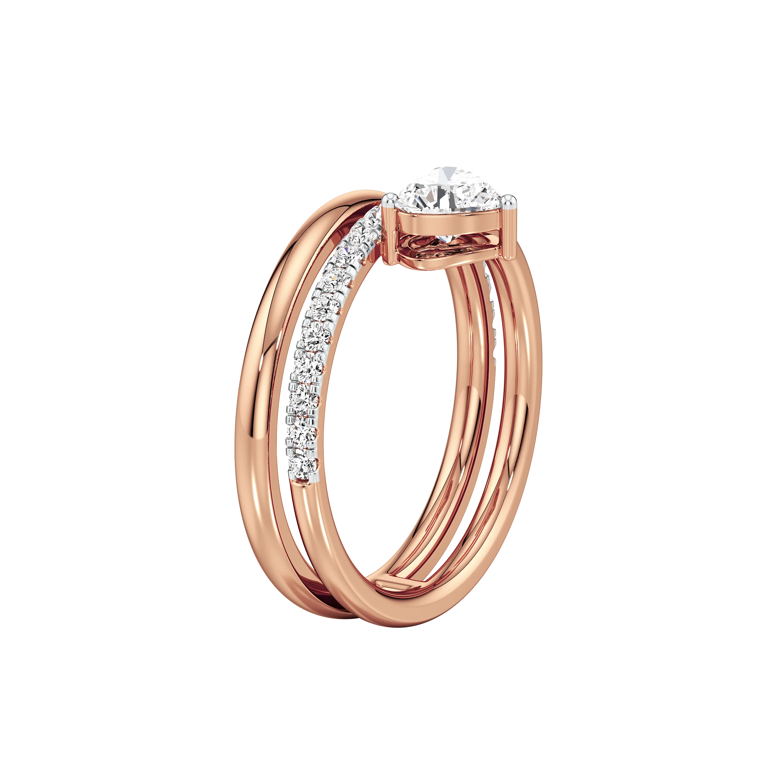 Heartfelt Majesty Solitaire Ring 14