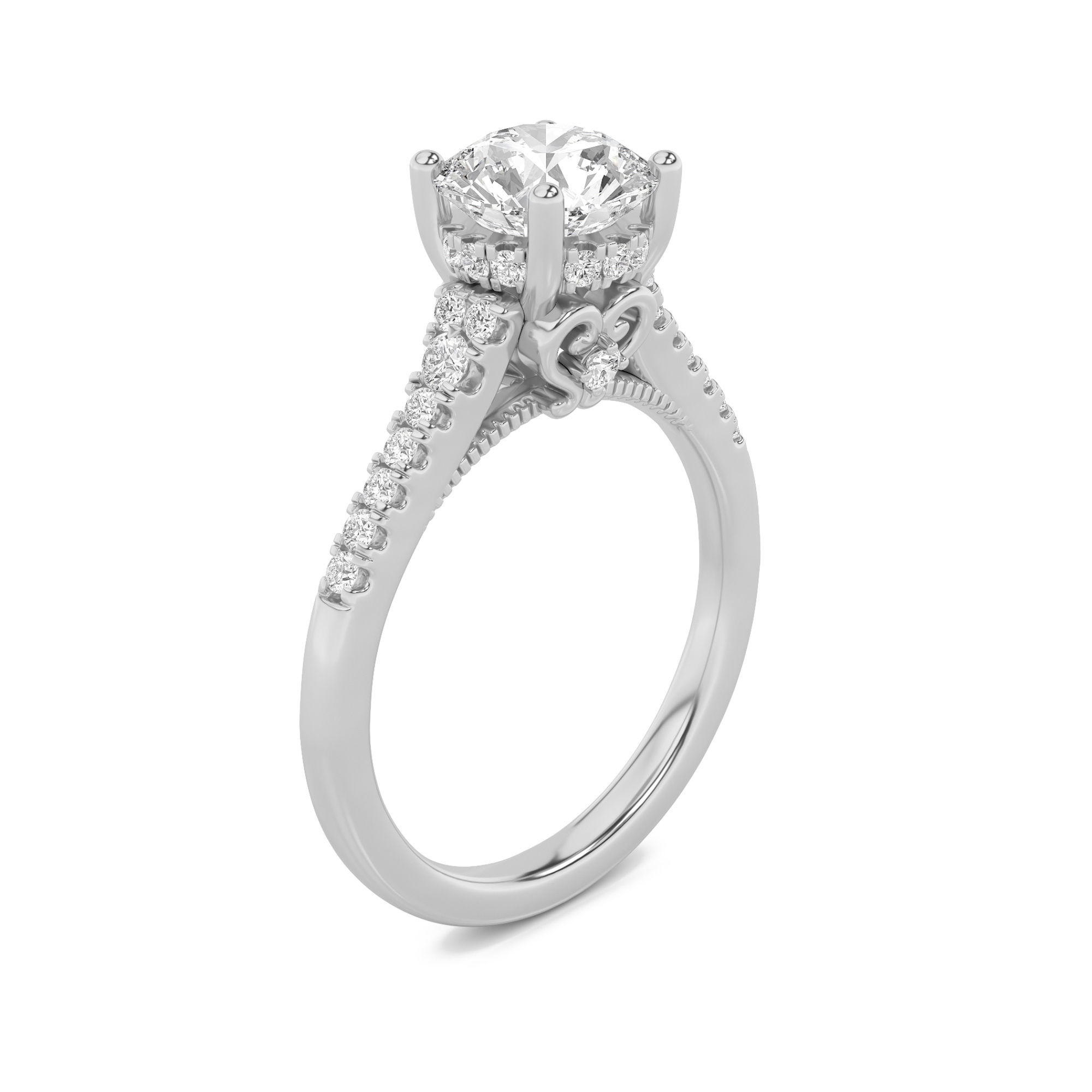 Blush Radiance Solitaire Ring 6
