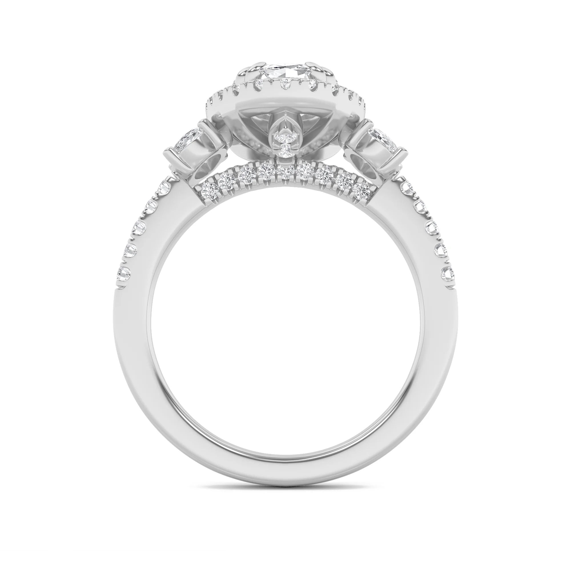 Harmony Of 3 Stone Ring 7