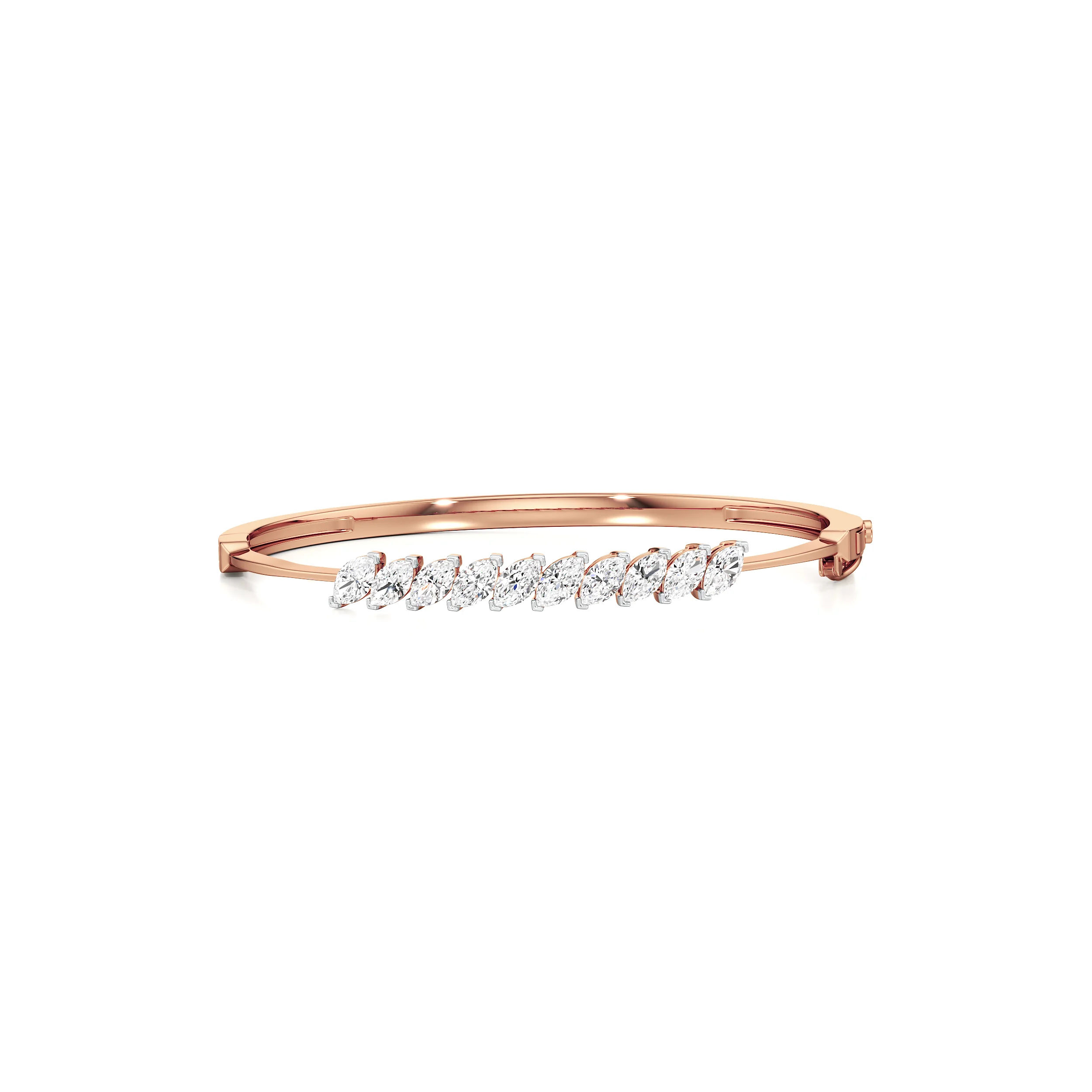 Elara Marquise Bangle 6