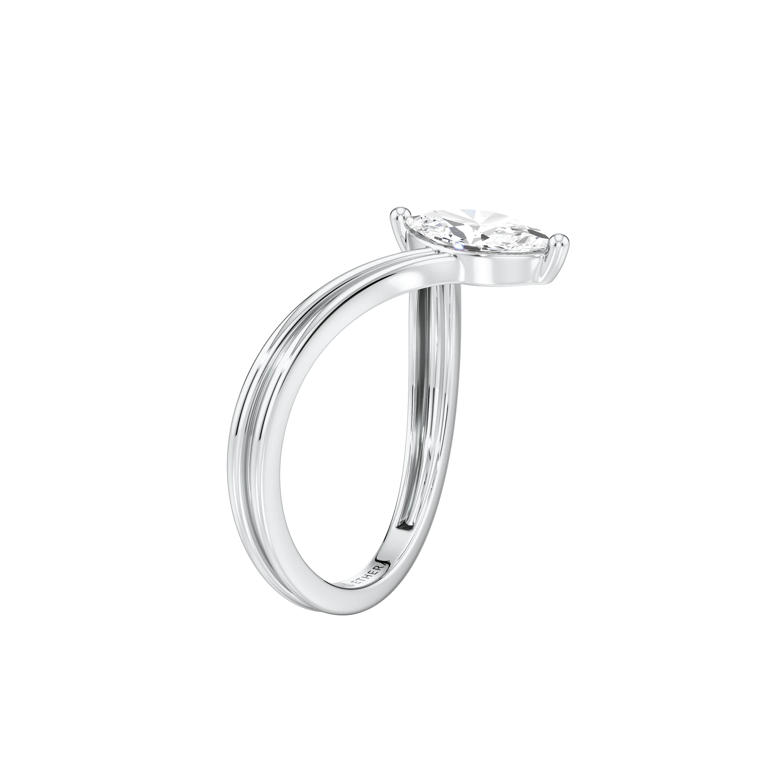Luxe Curve Ring 9