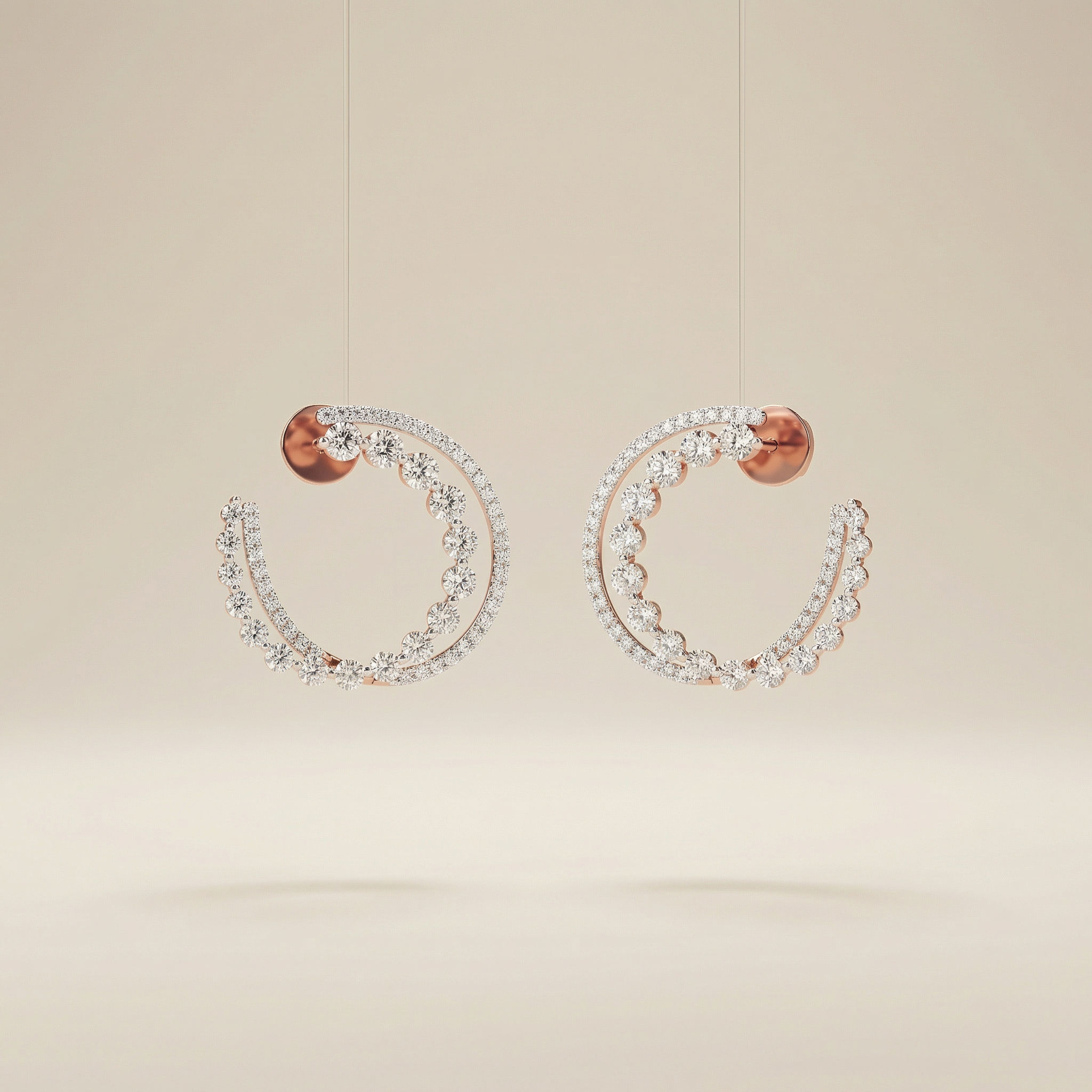 Lustre Arc Hoops 2