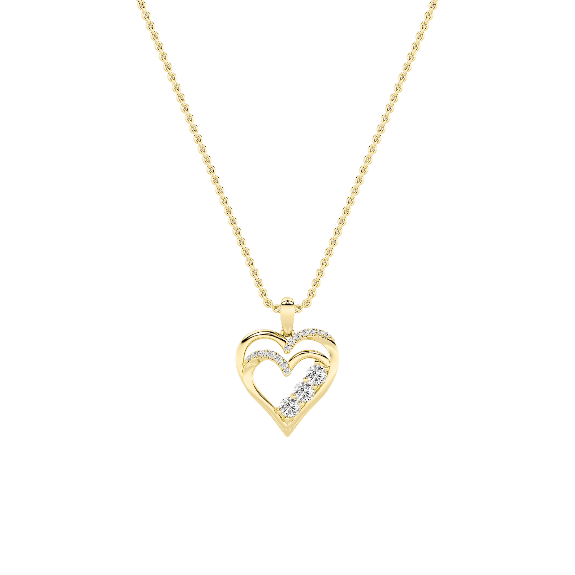 Hearts Entwine Pendant 2
