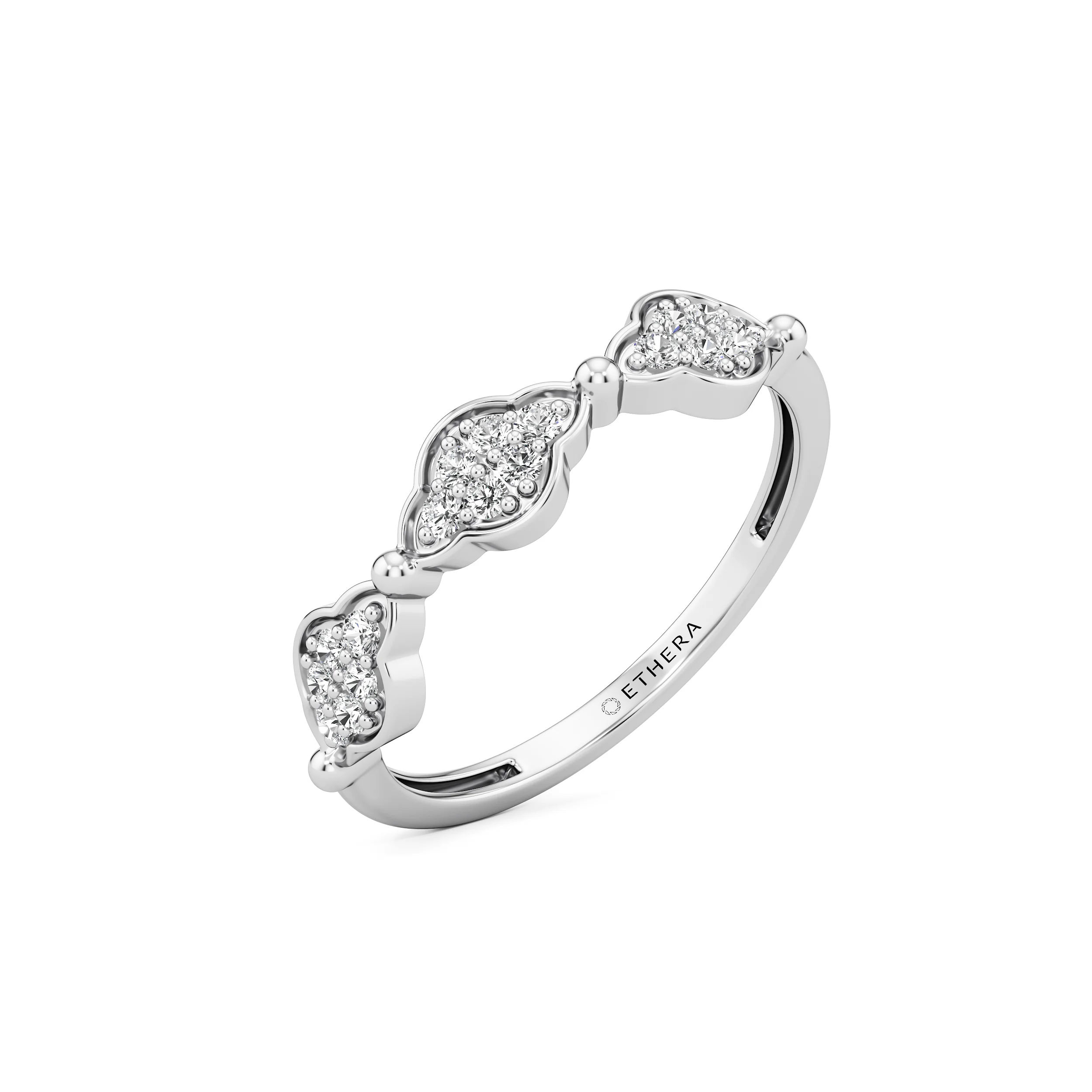 Petal Gleam Diamond Ring 7