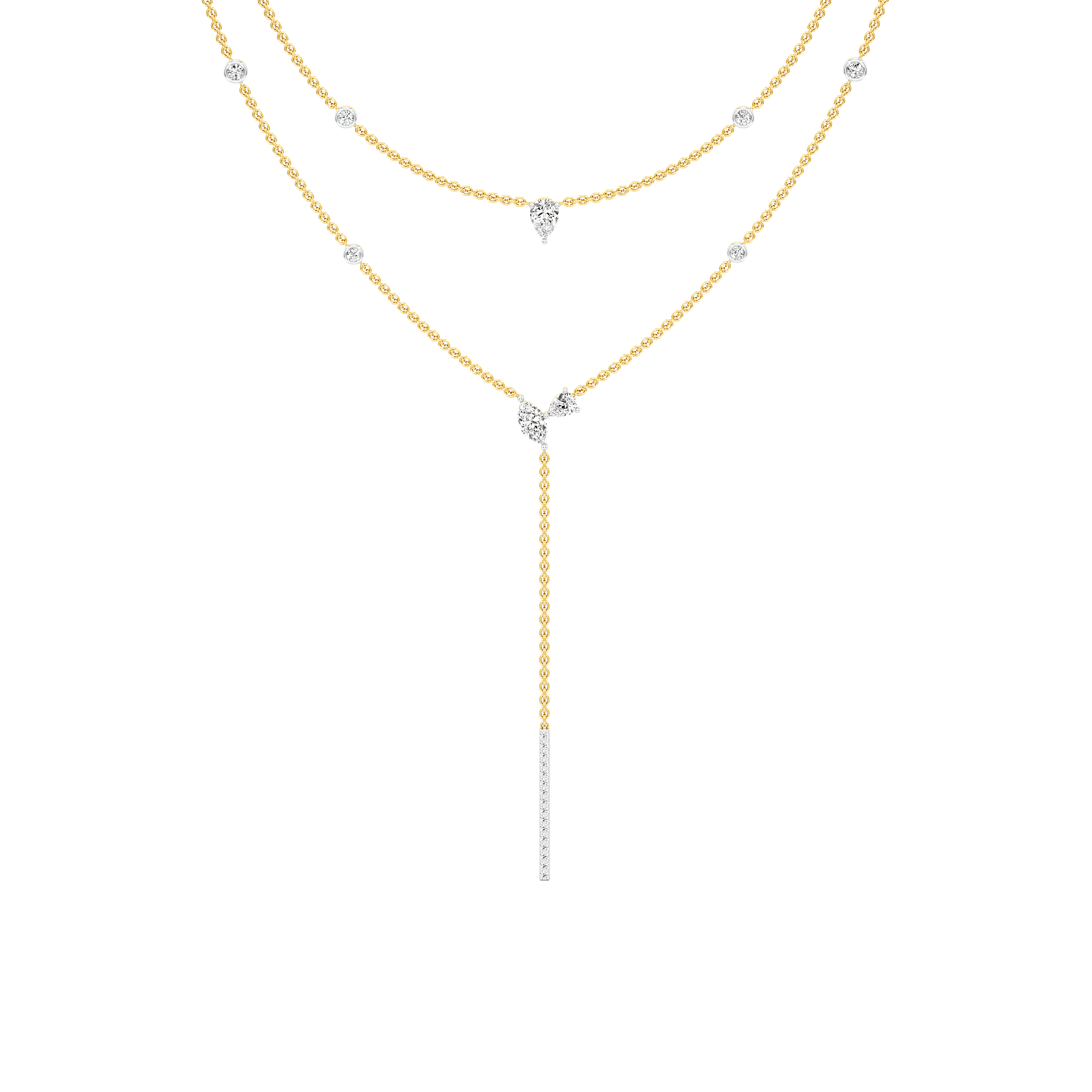 Confidence in Carats Lariat Necklace