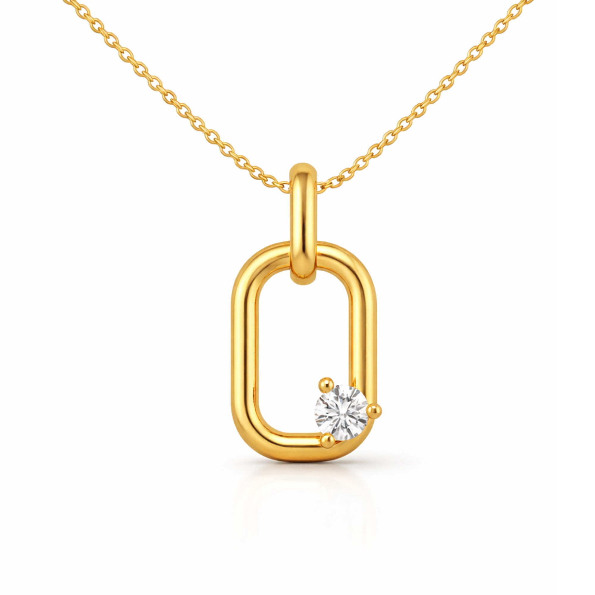 Cornerdrop Link Pendant