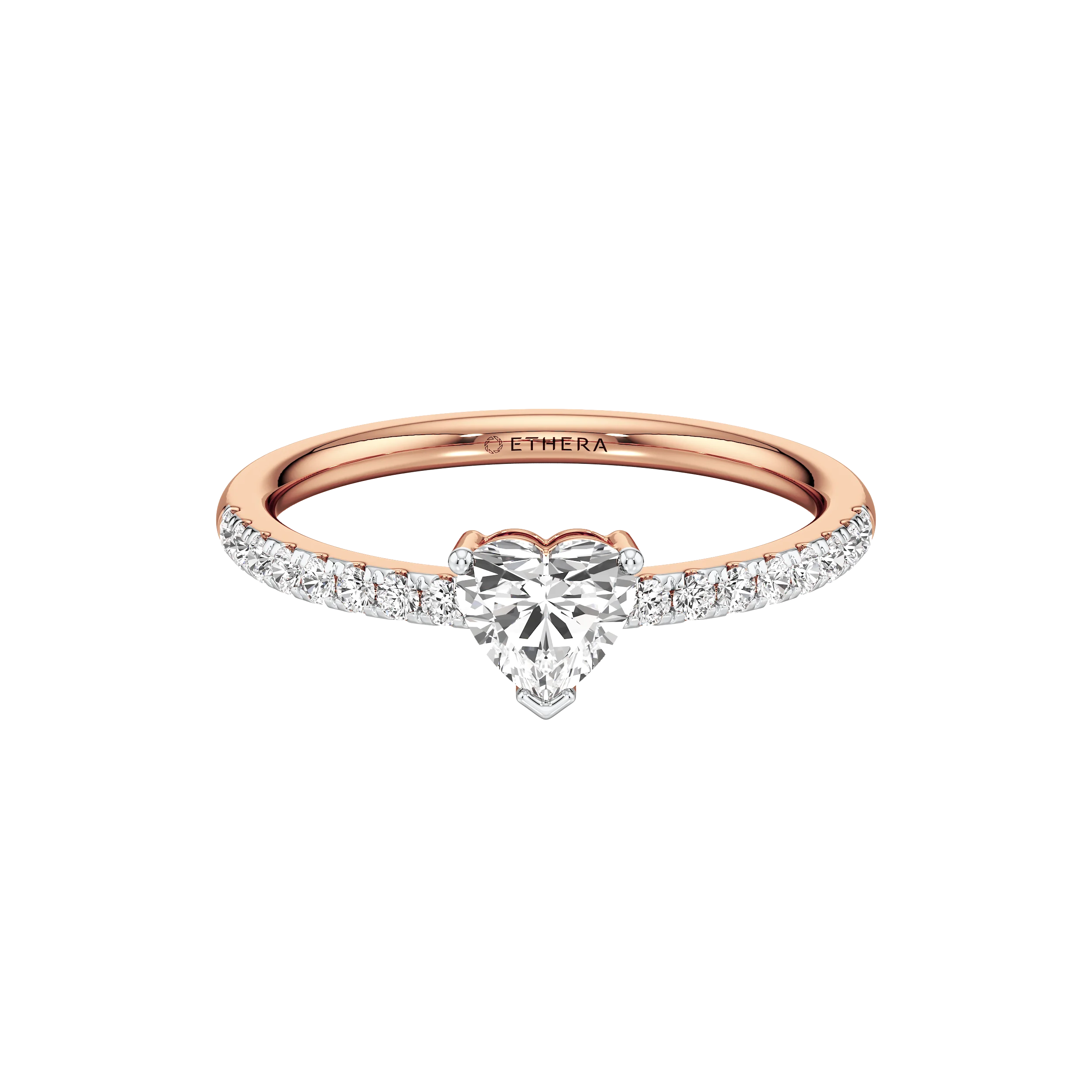Heart Of Love Solitaire Ring 12