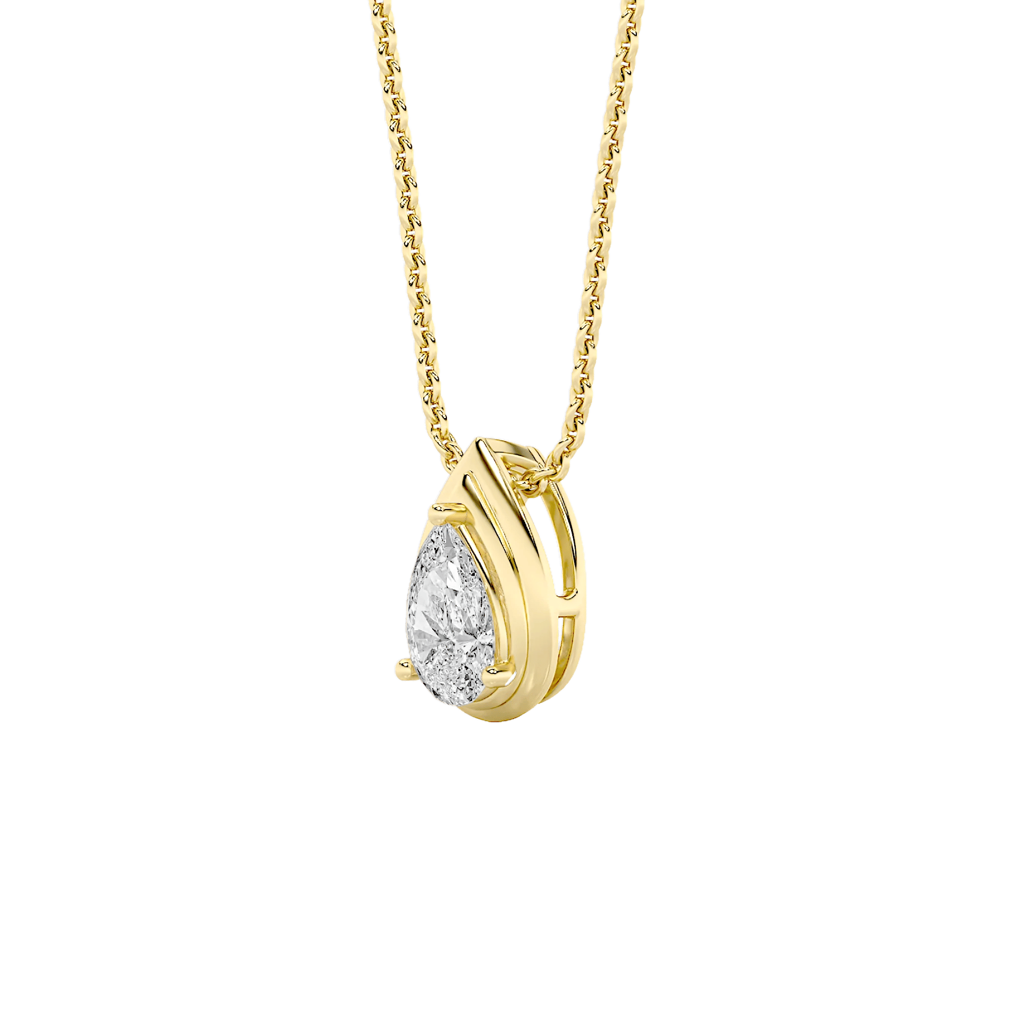 Dewdrop Solitaire Pendant 1