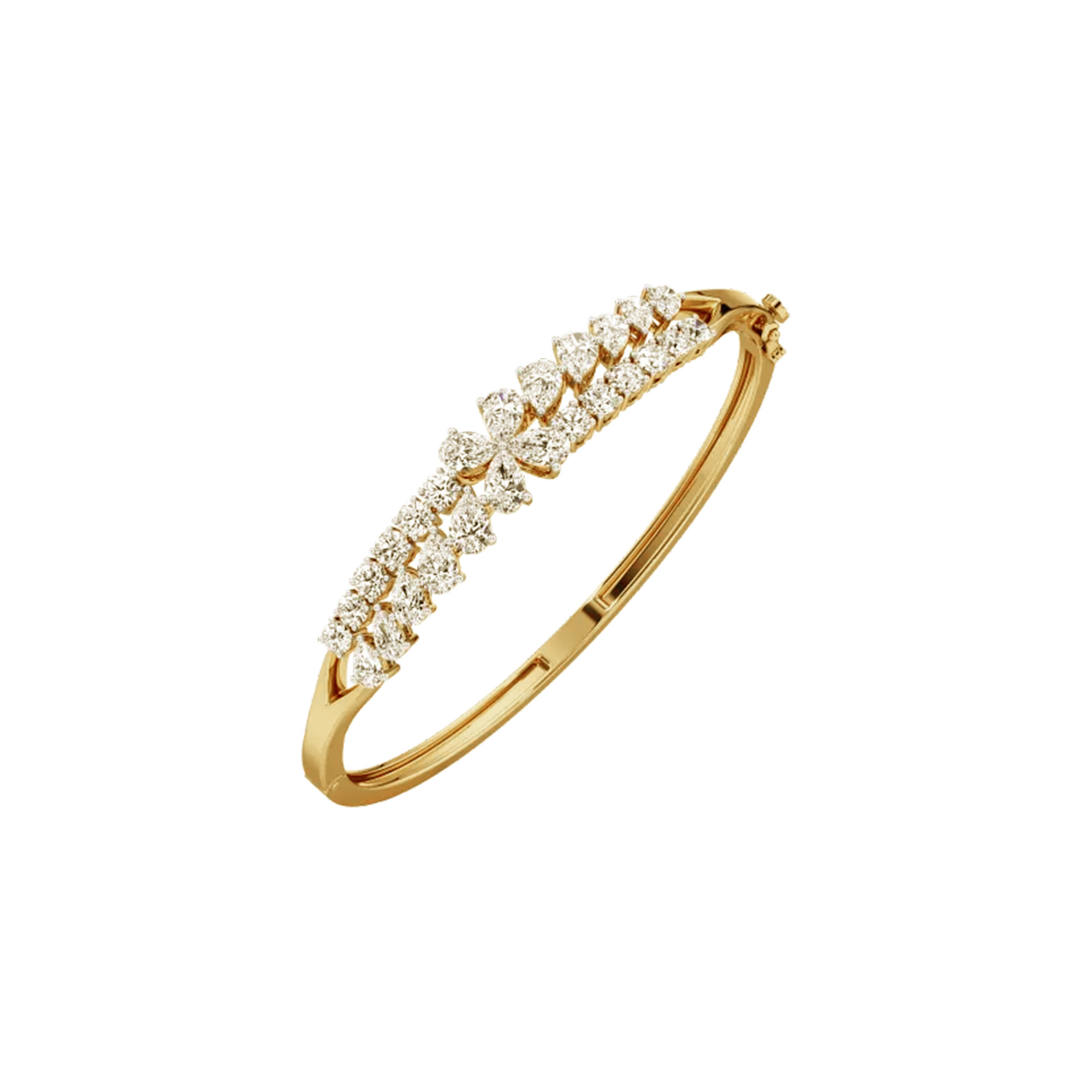Twin Cascade Diamond Bracelets 2