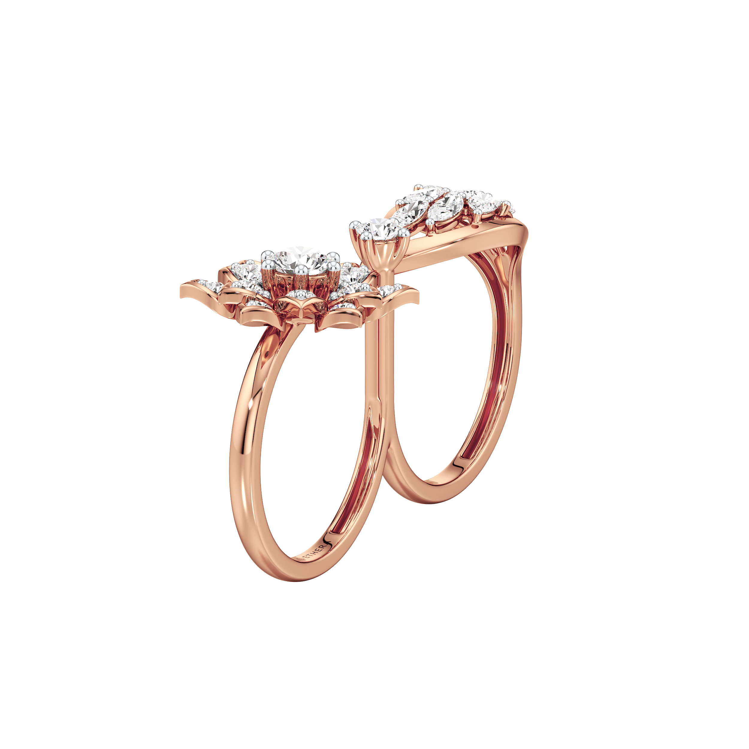 Bloom & Leaf Ring 12