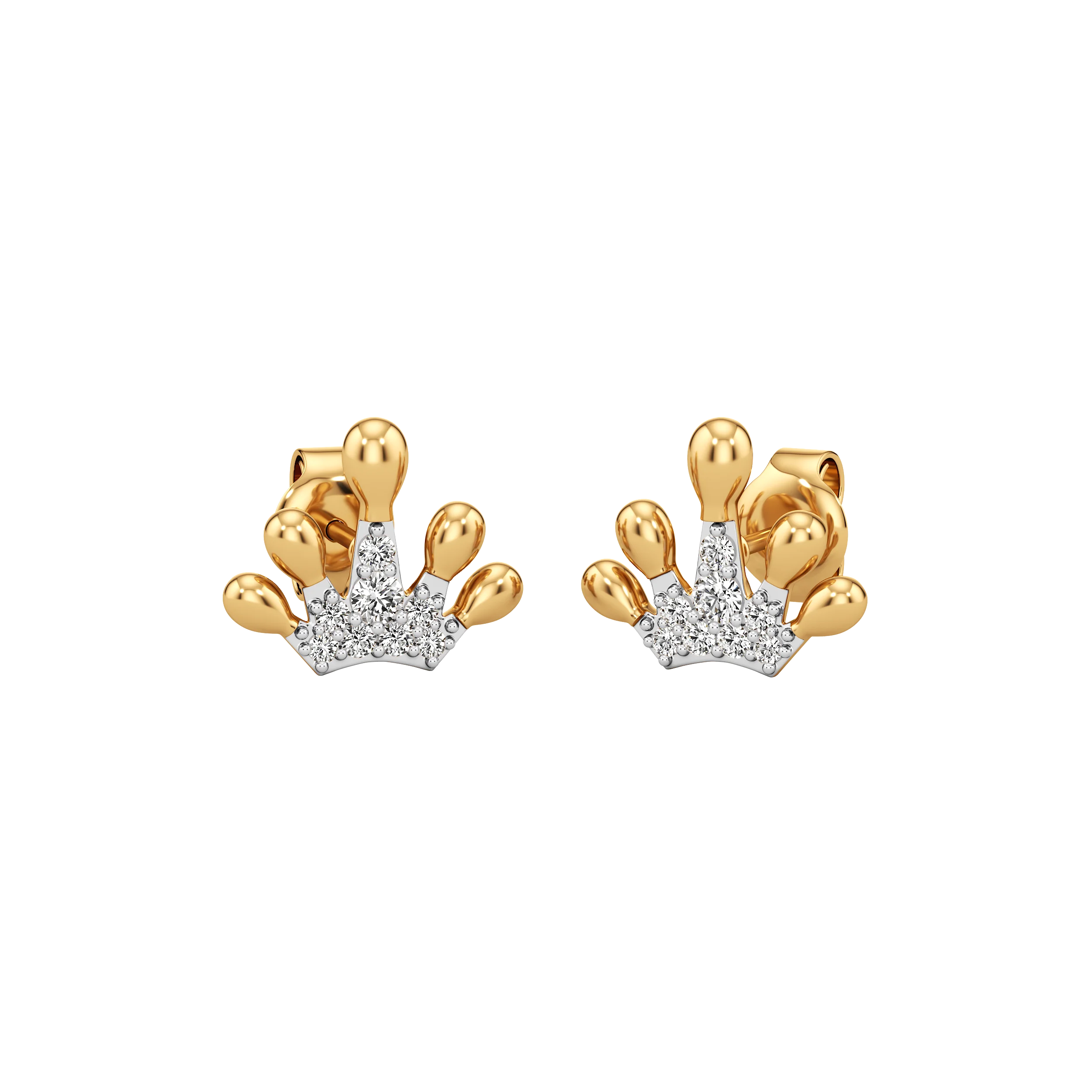 Crownlet Diamond Studs 0