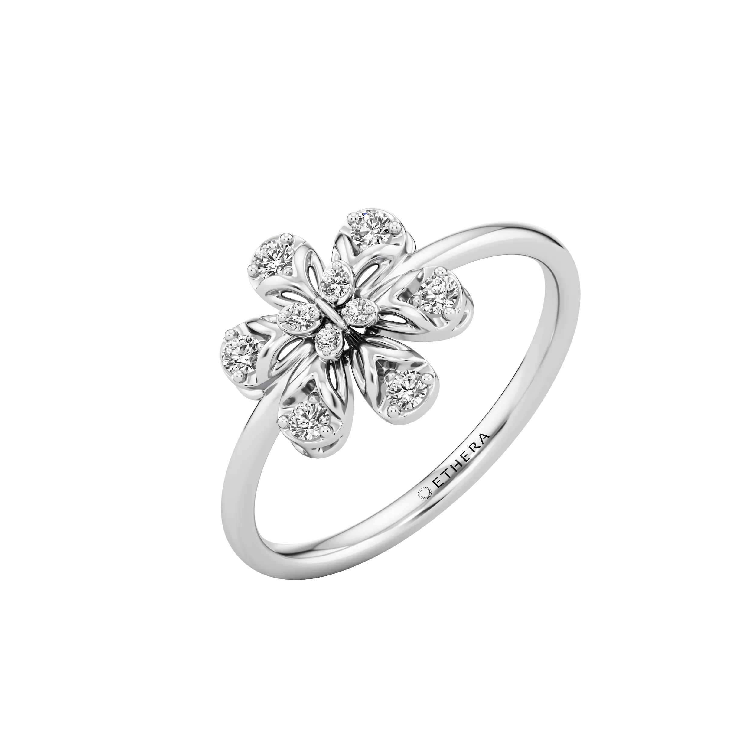 Petal Glow Diamond Ring 7