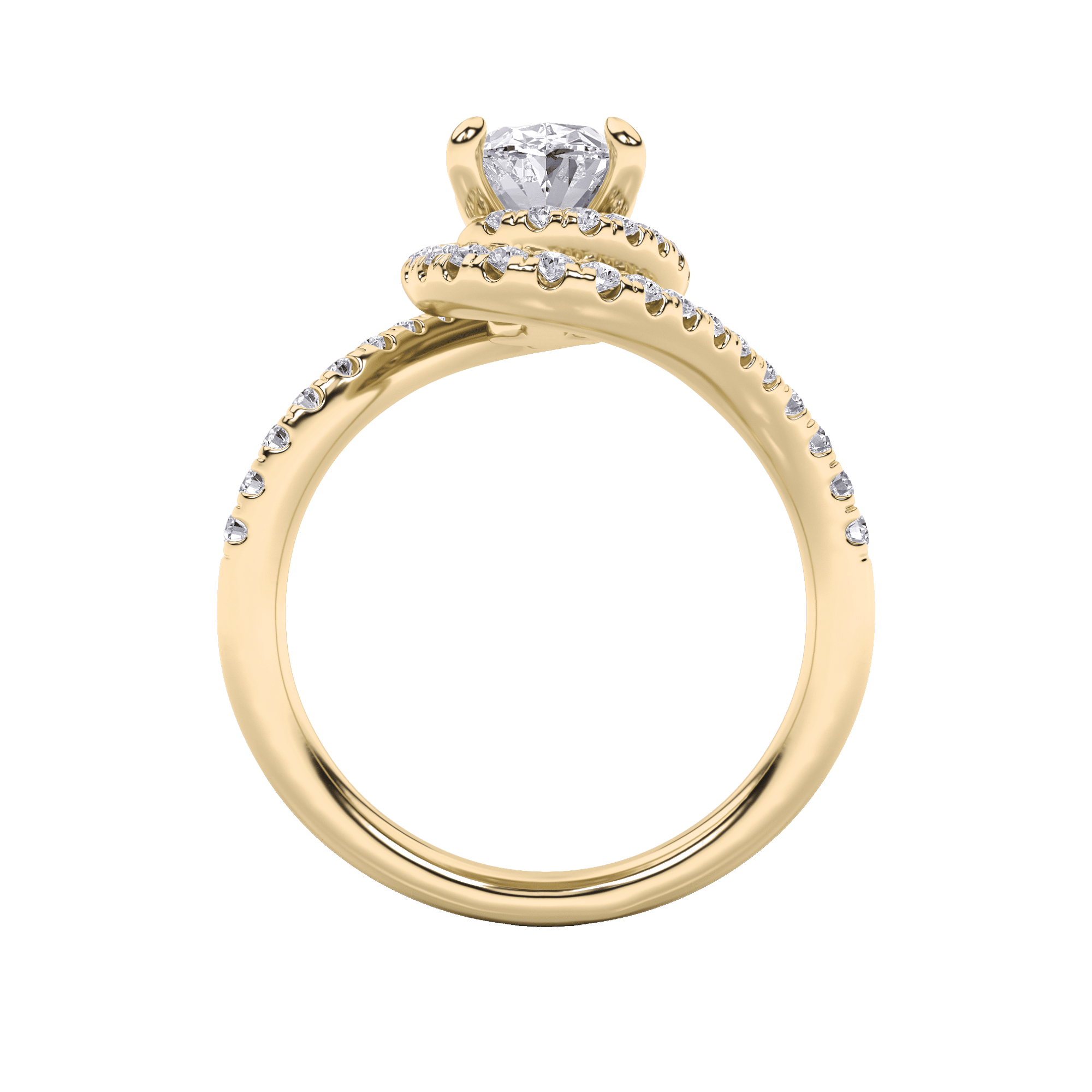 Enchanted Swirl Oval Ring 3