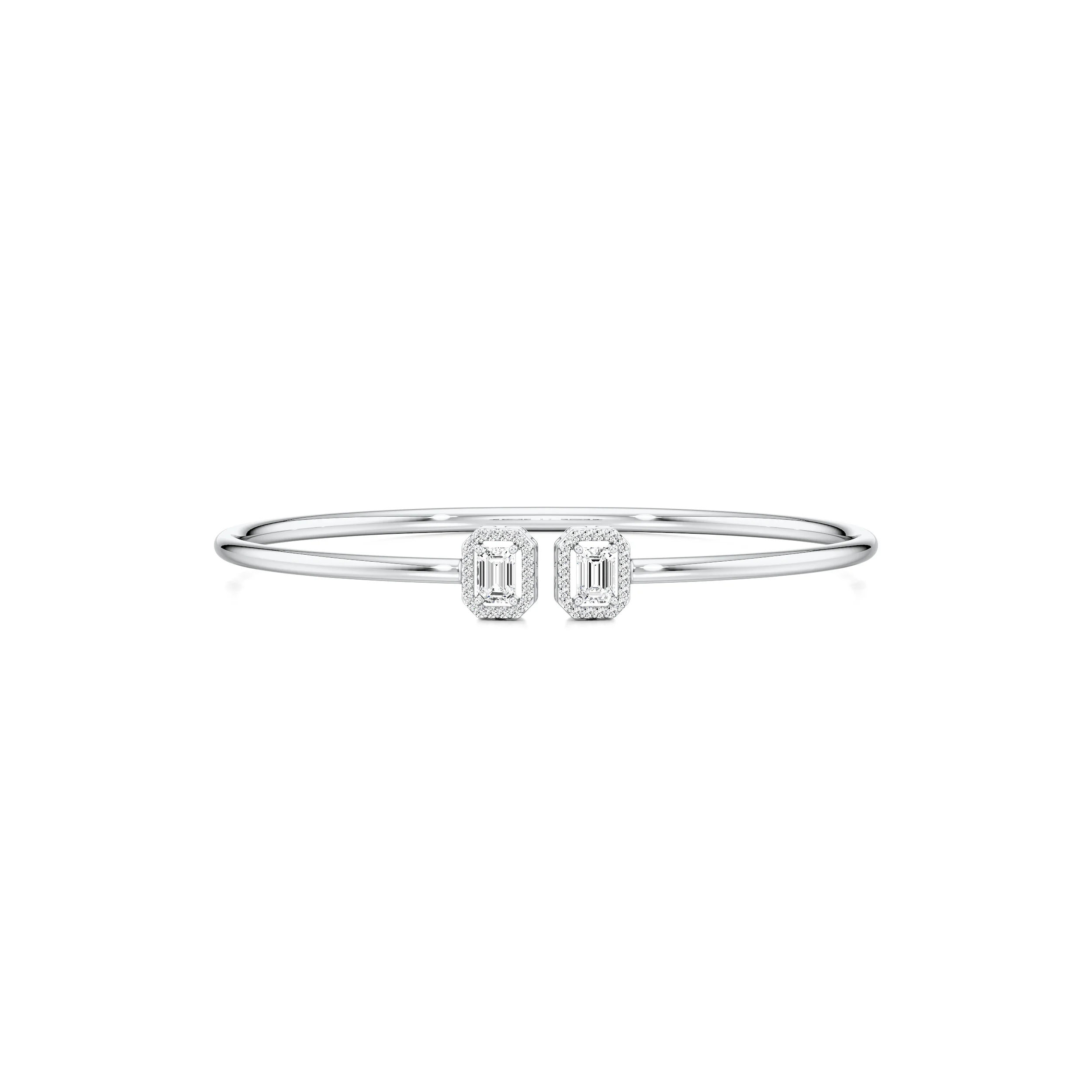 The Minimalist Open Top Oval Bangle 3