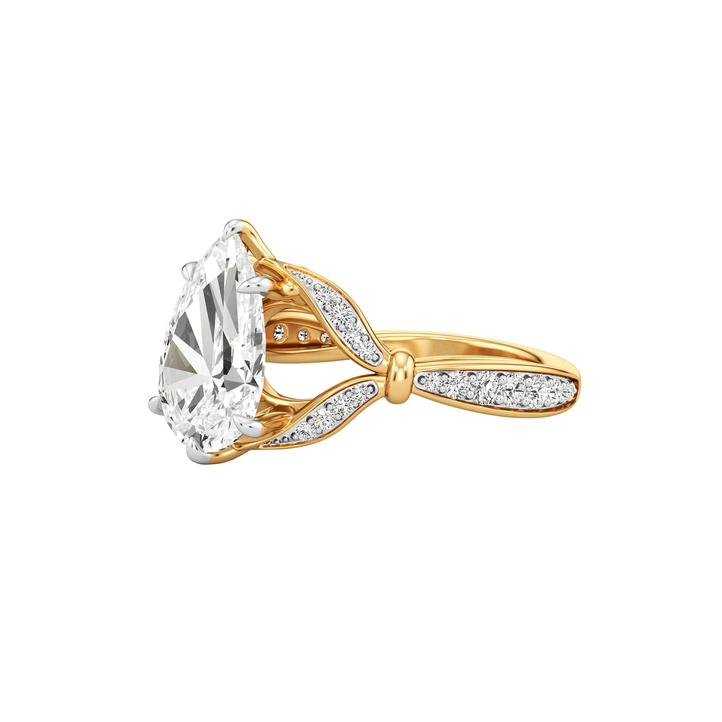 Pear Cascade Cocktail Ring 4