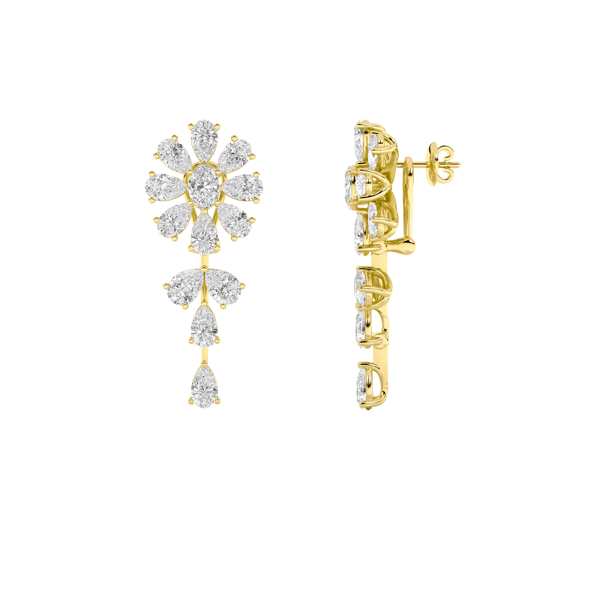 Dewdrop Cascade Earrings 2