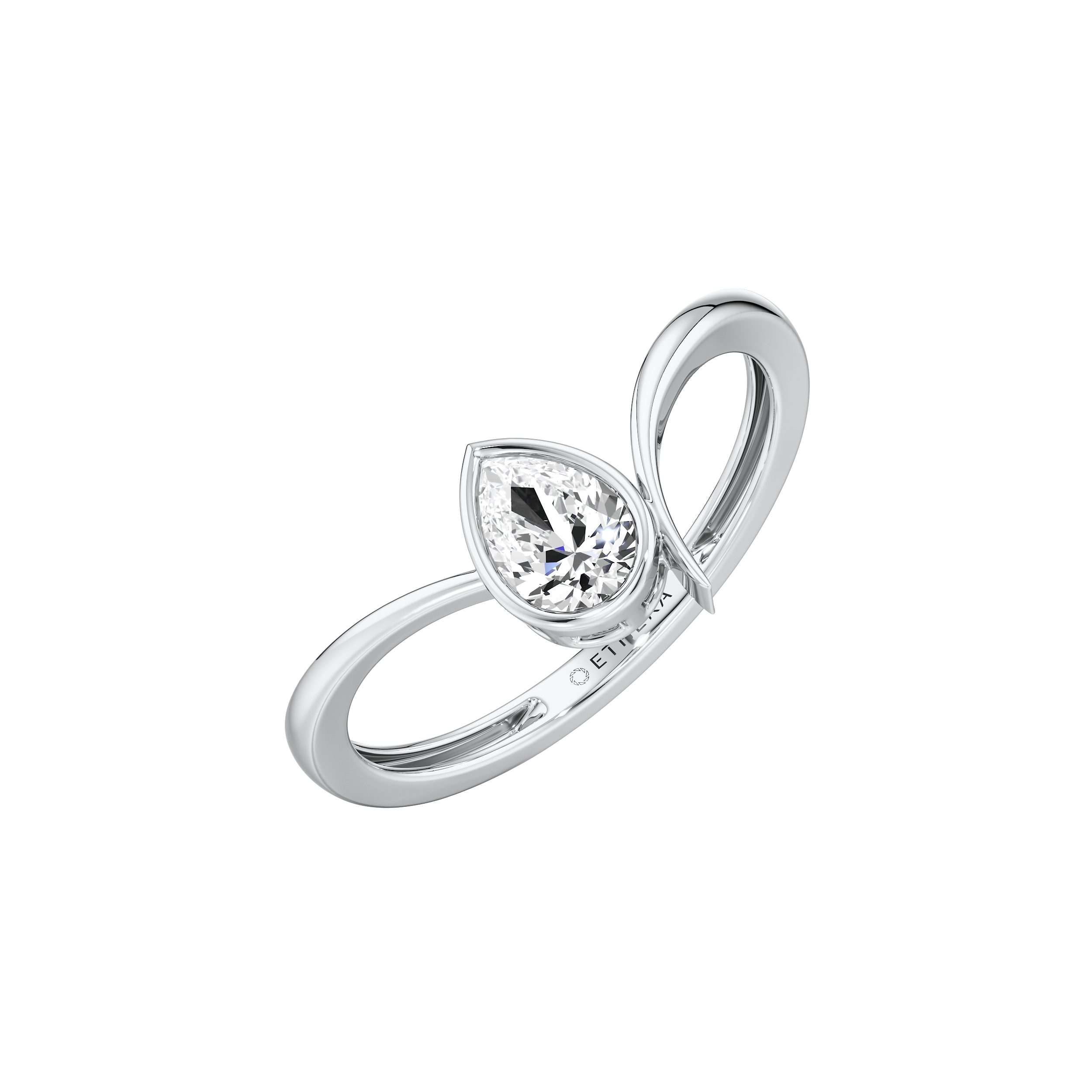 Teardrop Loop Ring 7