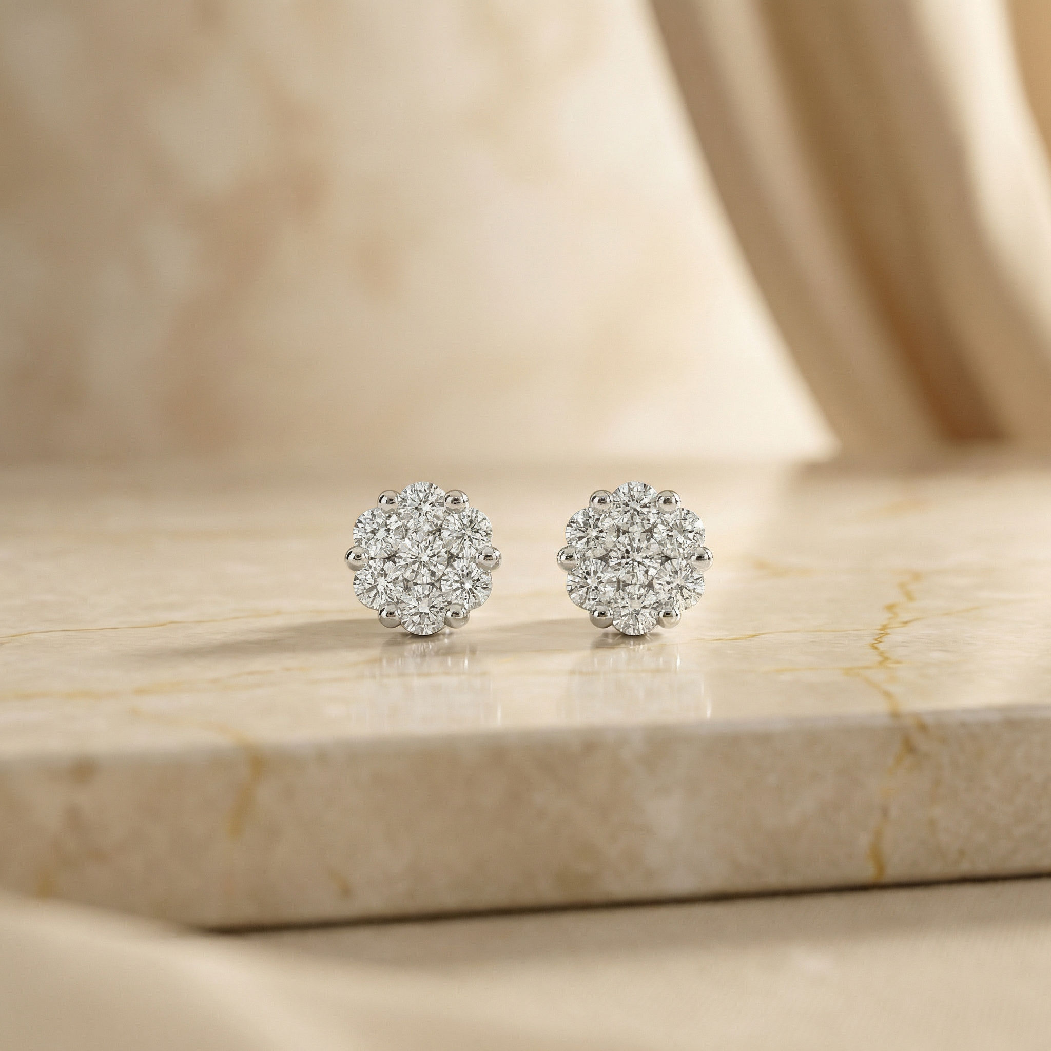 Radiant Star Stud Earrings 2