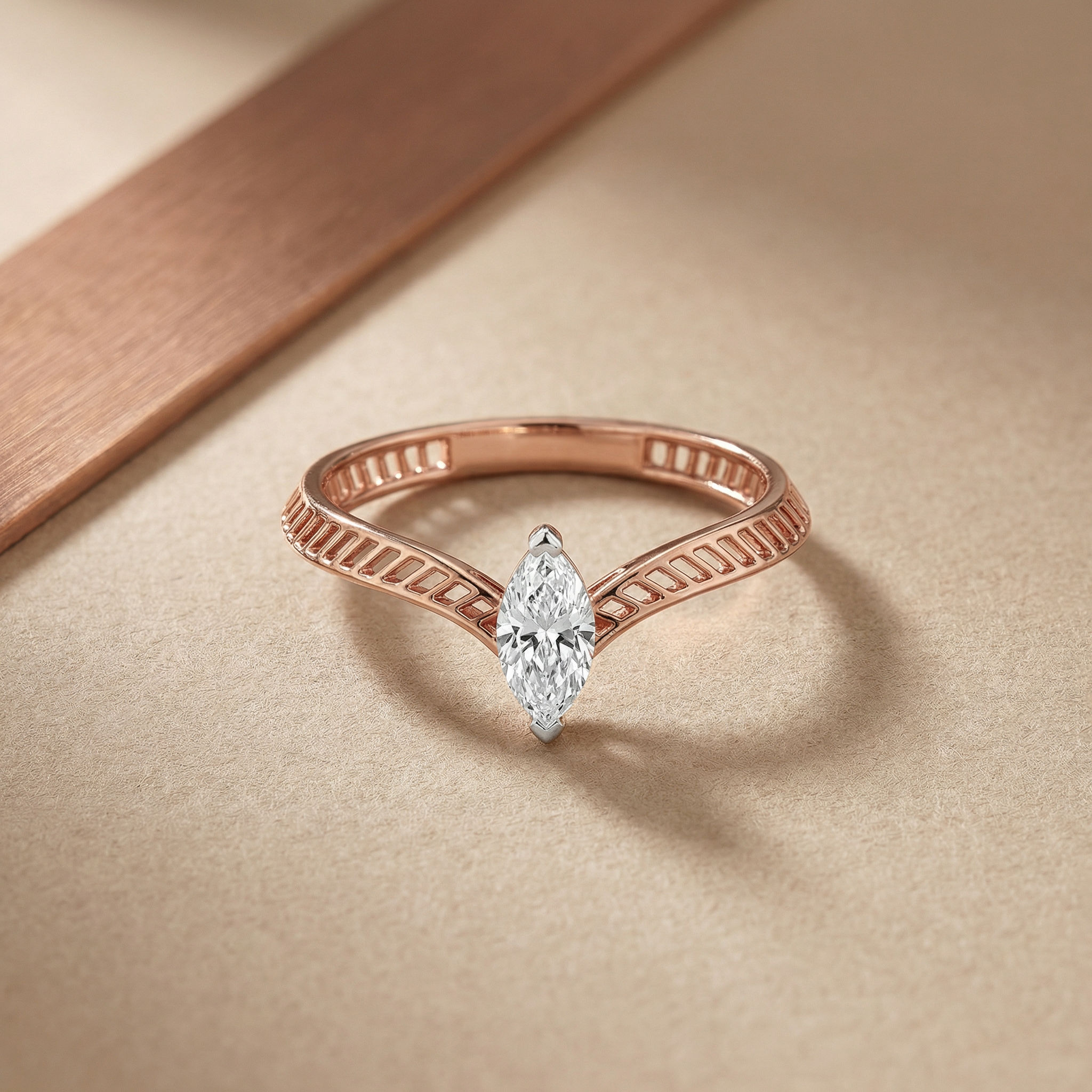 Marquise Flow Diamond Ring 2