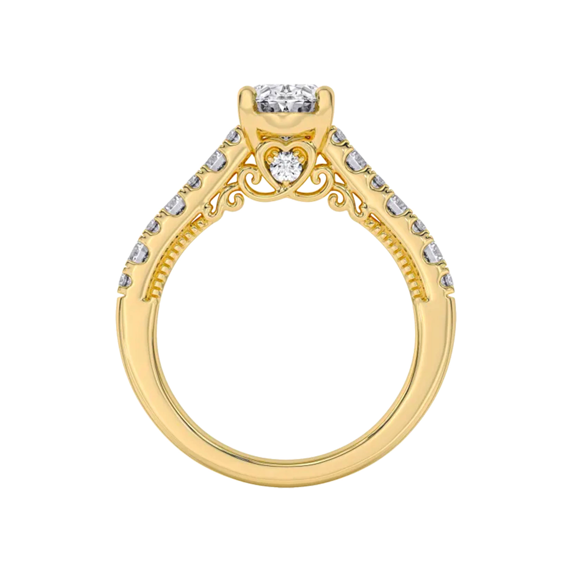 Nouveau Brilliance Solitaire Ring 4