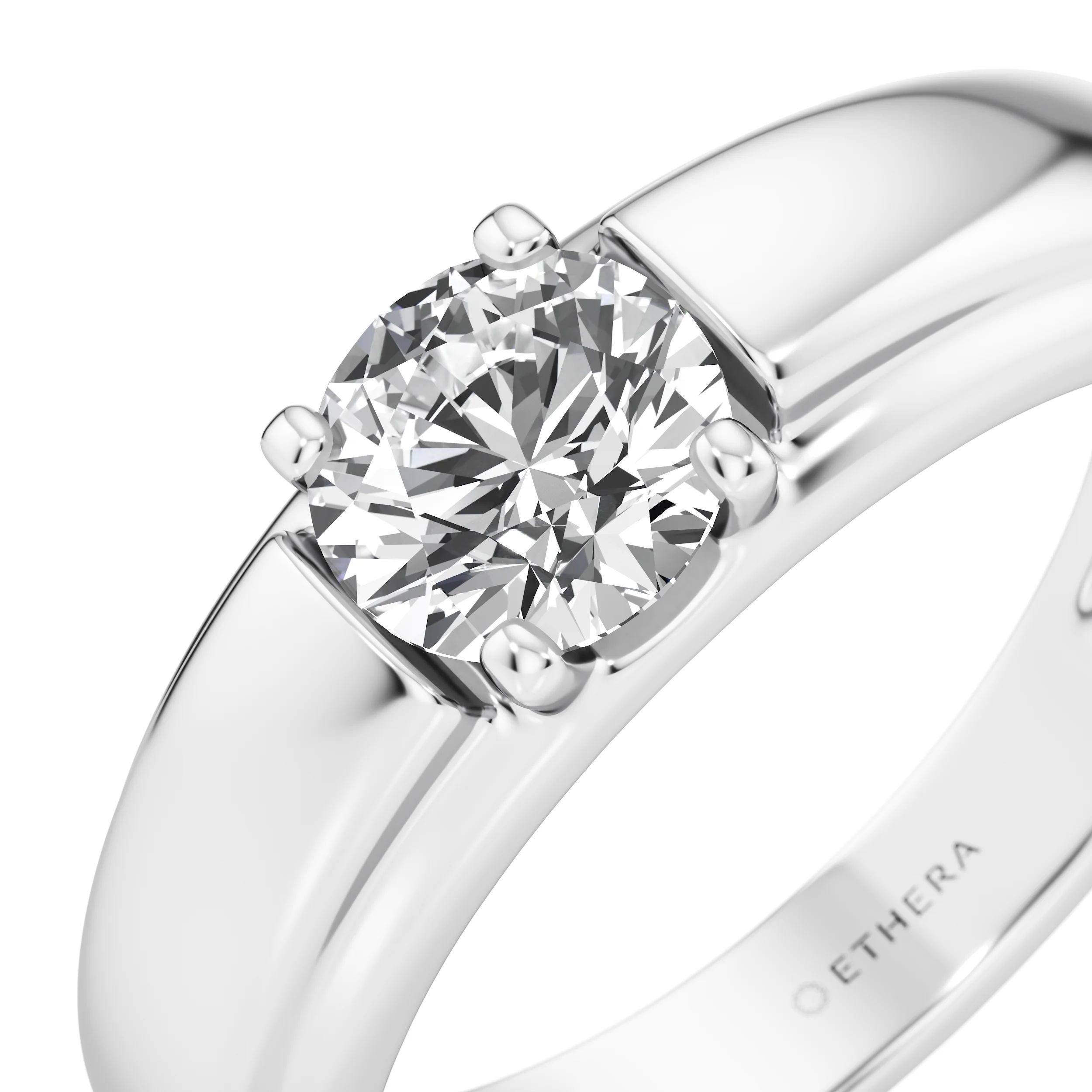 Pureline Solitaire Ring 5