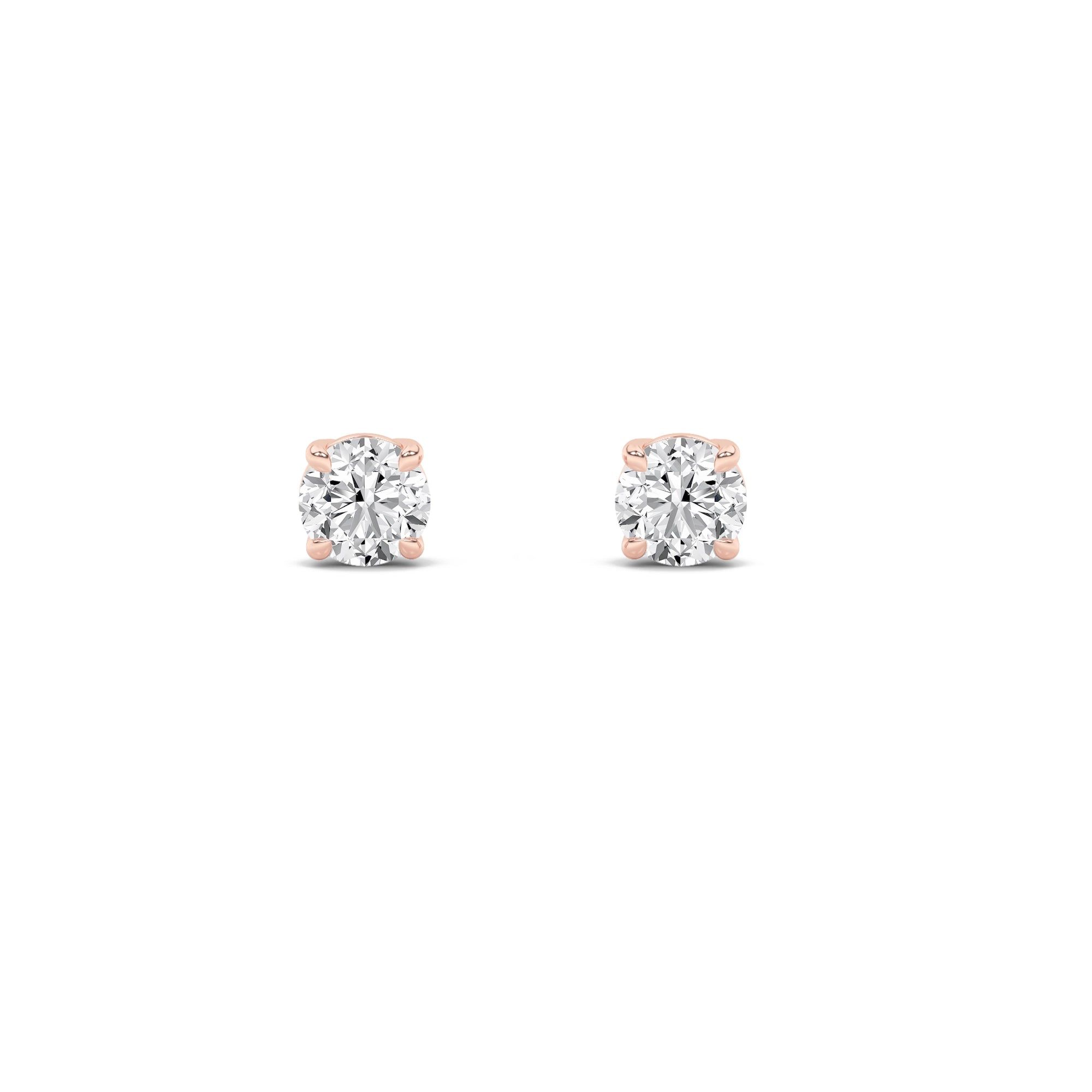 Dainty Orb Stud Earrings 1/2 Carat 7