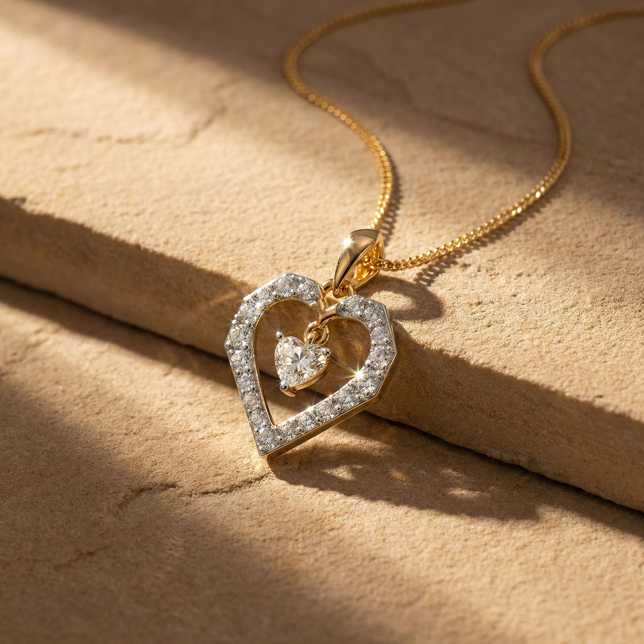 Coeur d’Or Pendant 2