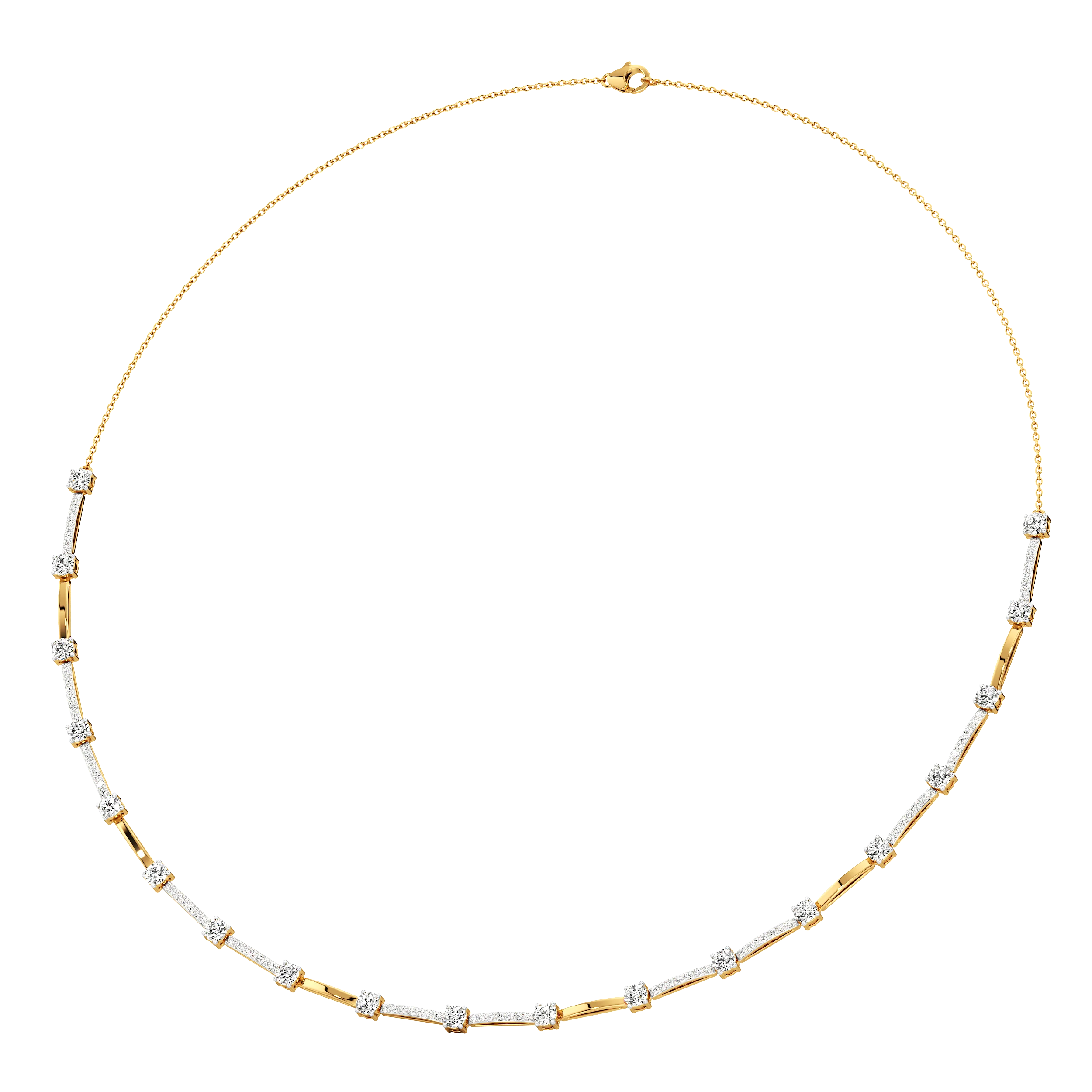 Nebula Glow Tennis Necklace 2