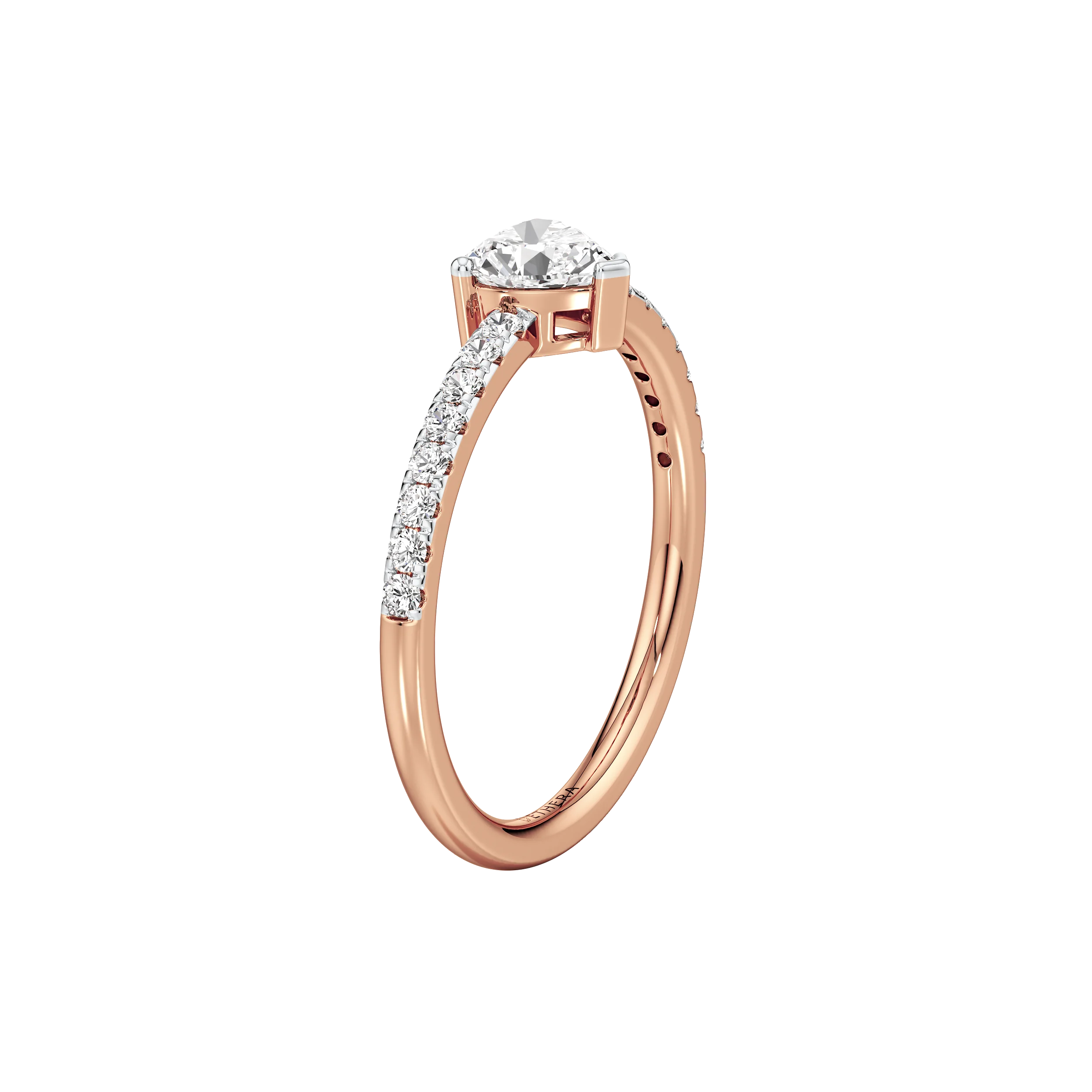 Heart Of Love Solitaire Ring 13