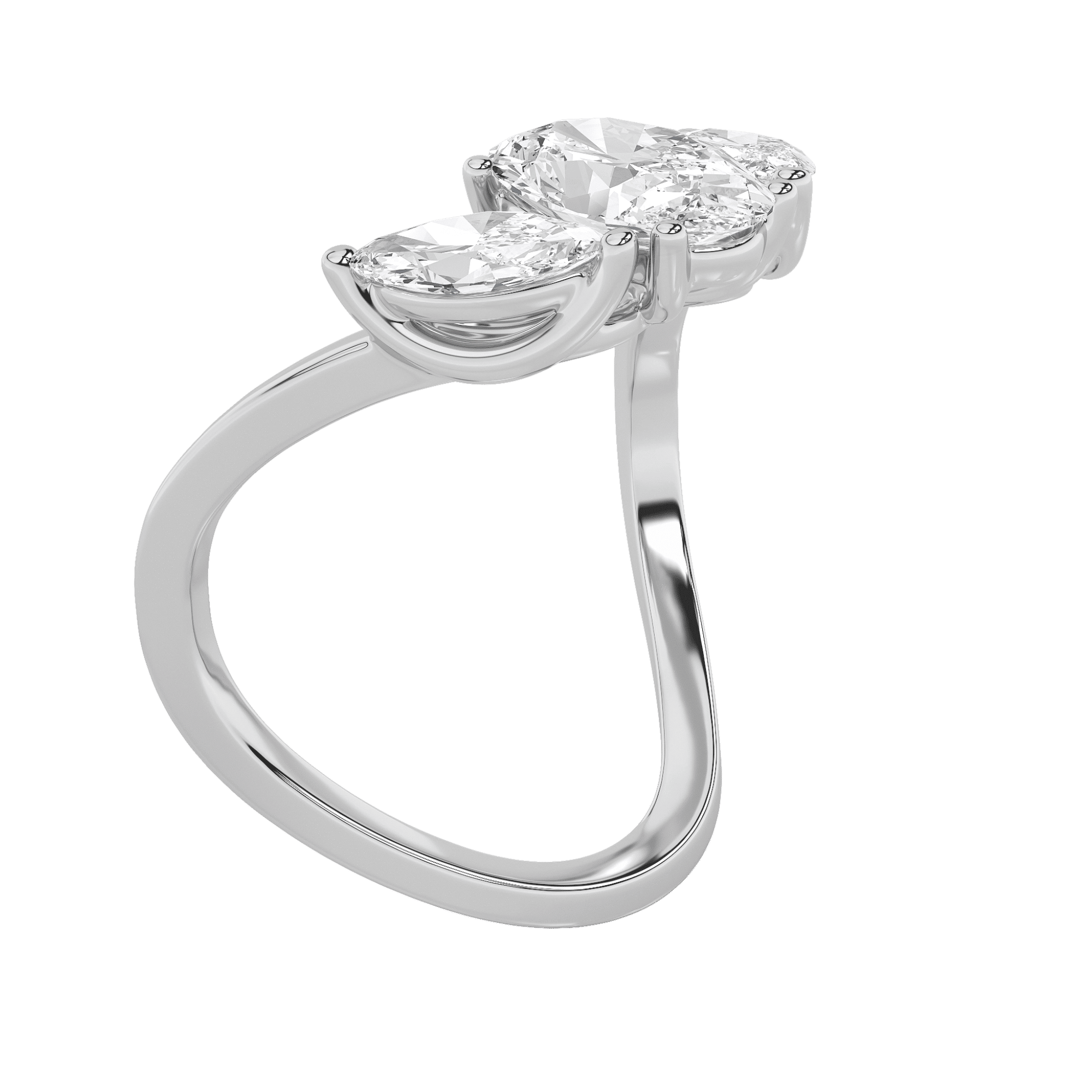 Graceful Curve Vanki Ring 6