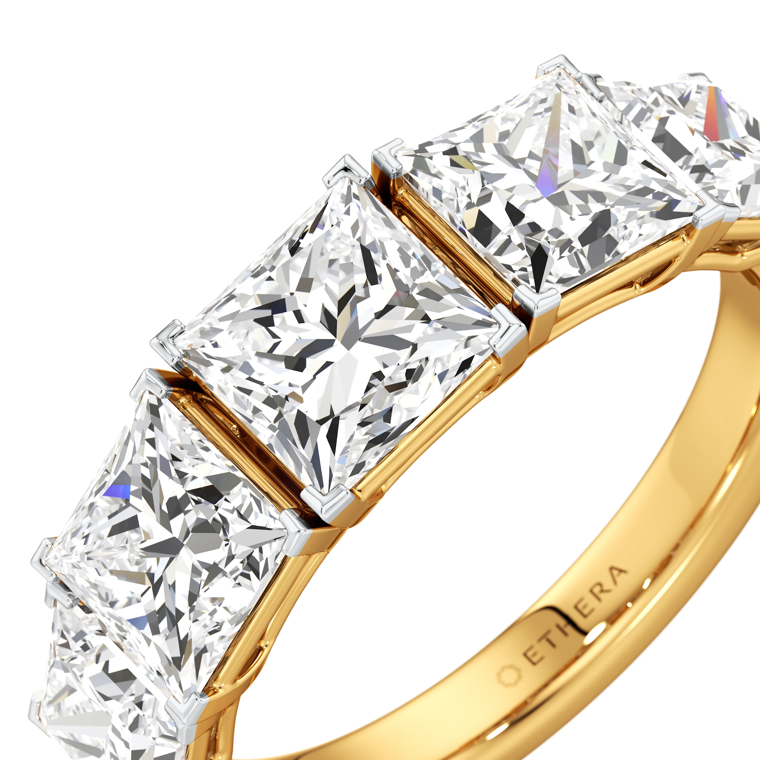 Radiant Quintet 5 Stone Ring 6