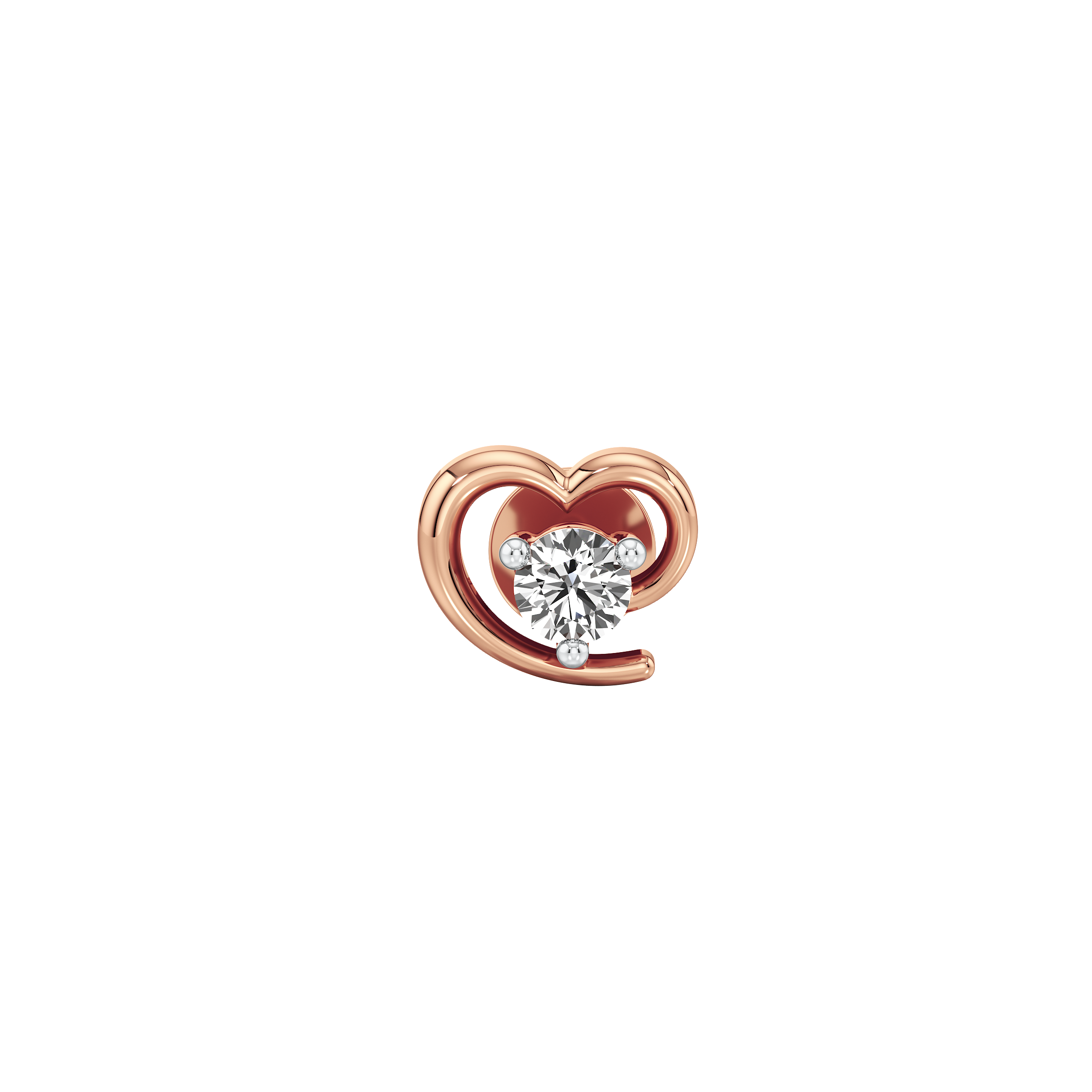 Heart Edit Studs 7