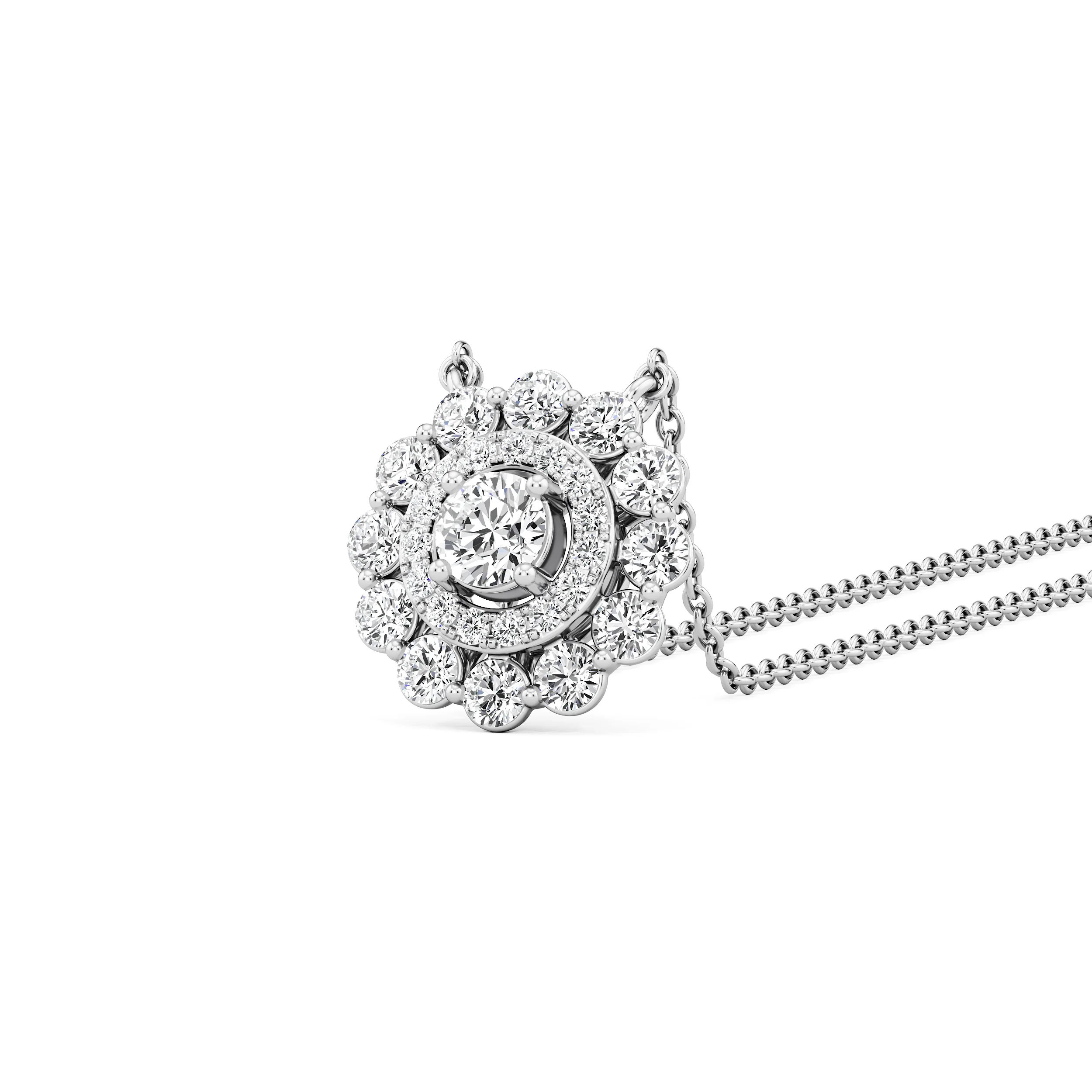 Solar Radiance Diamond Necklace 3