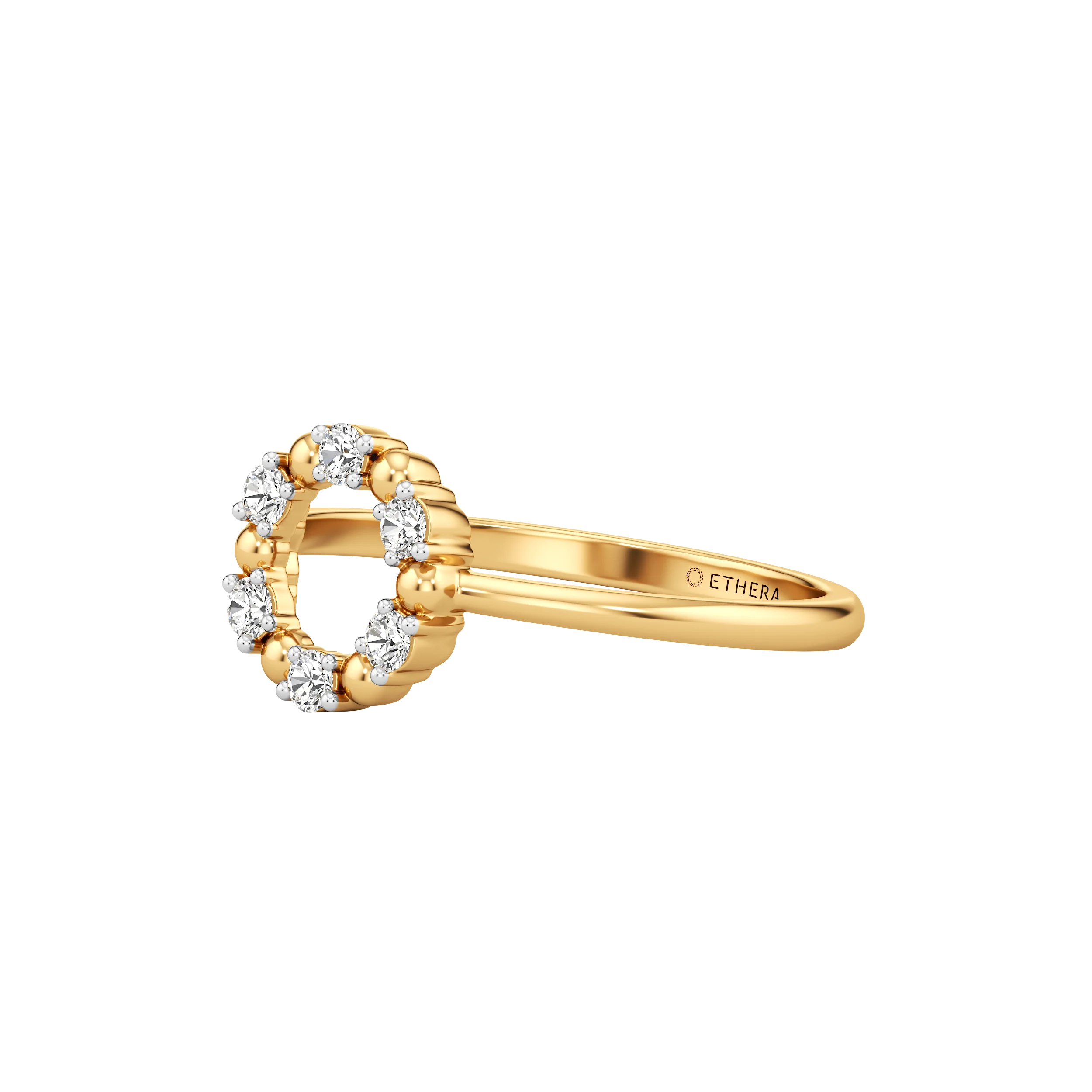 Orbit Petite Diamond Ring 3