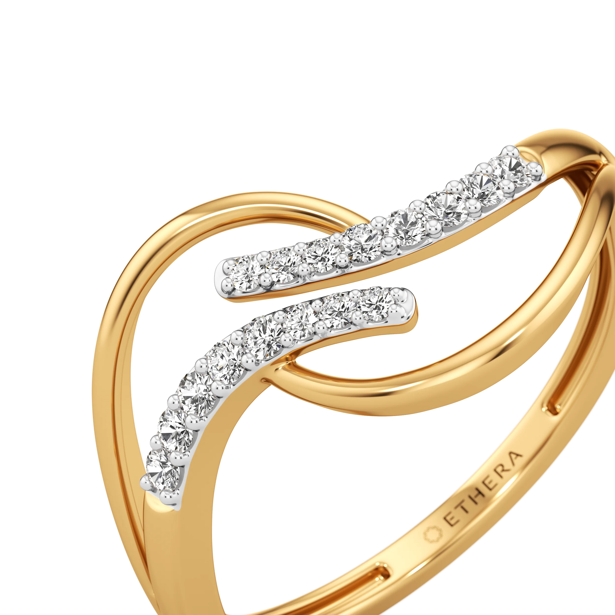 Infinity Flow Diamond Ring 3