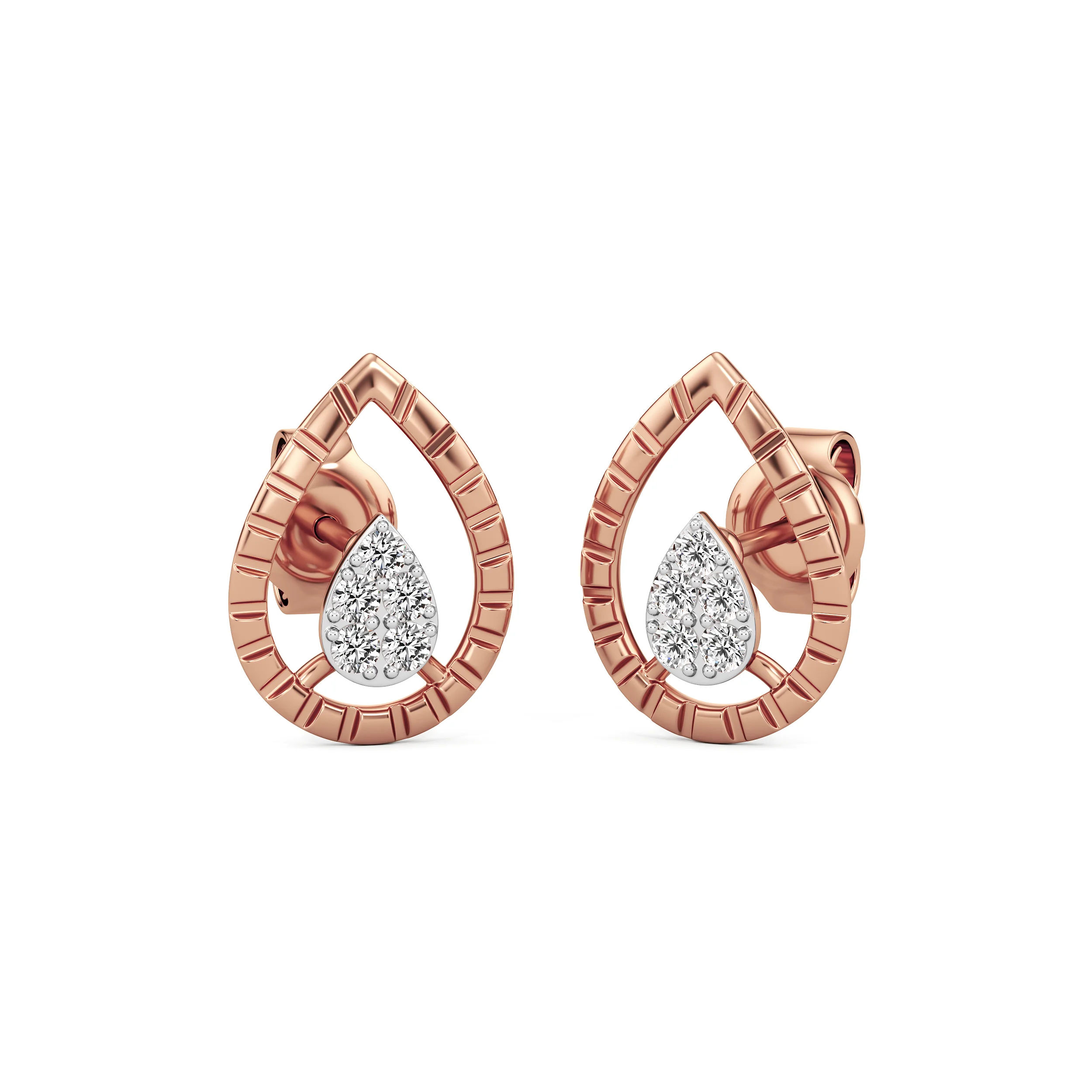 Raindrop Halo Studs 6