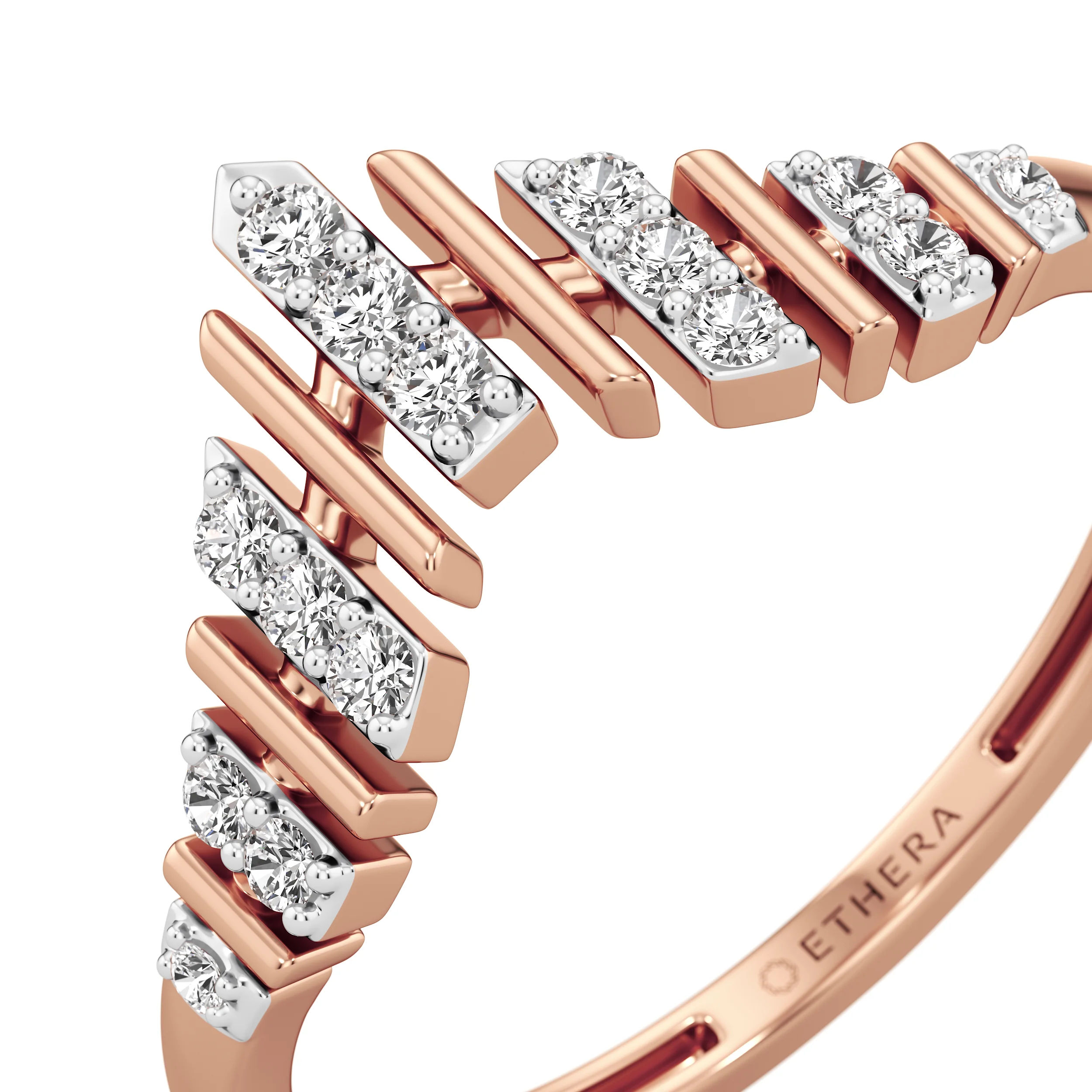 Radiant Edge Diamond Ring 13